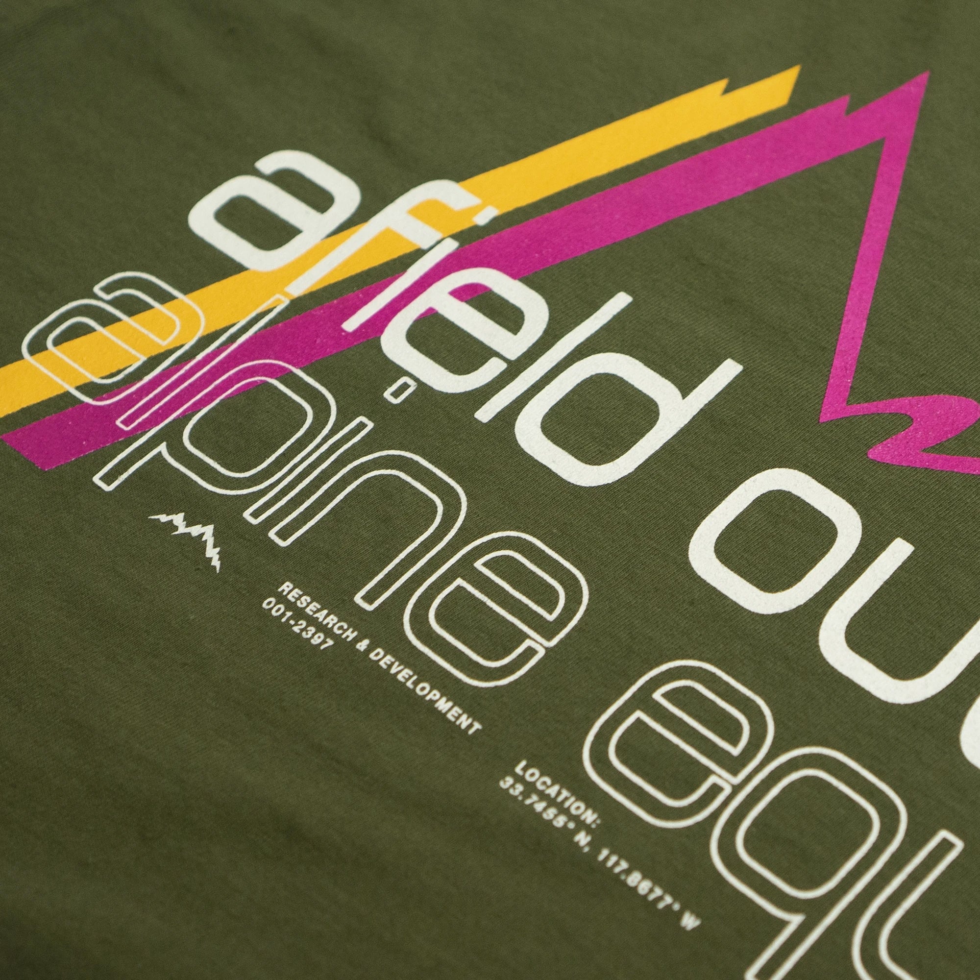 Afield Mens Cascade T-Shirt 'Sage' - Image 3