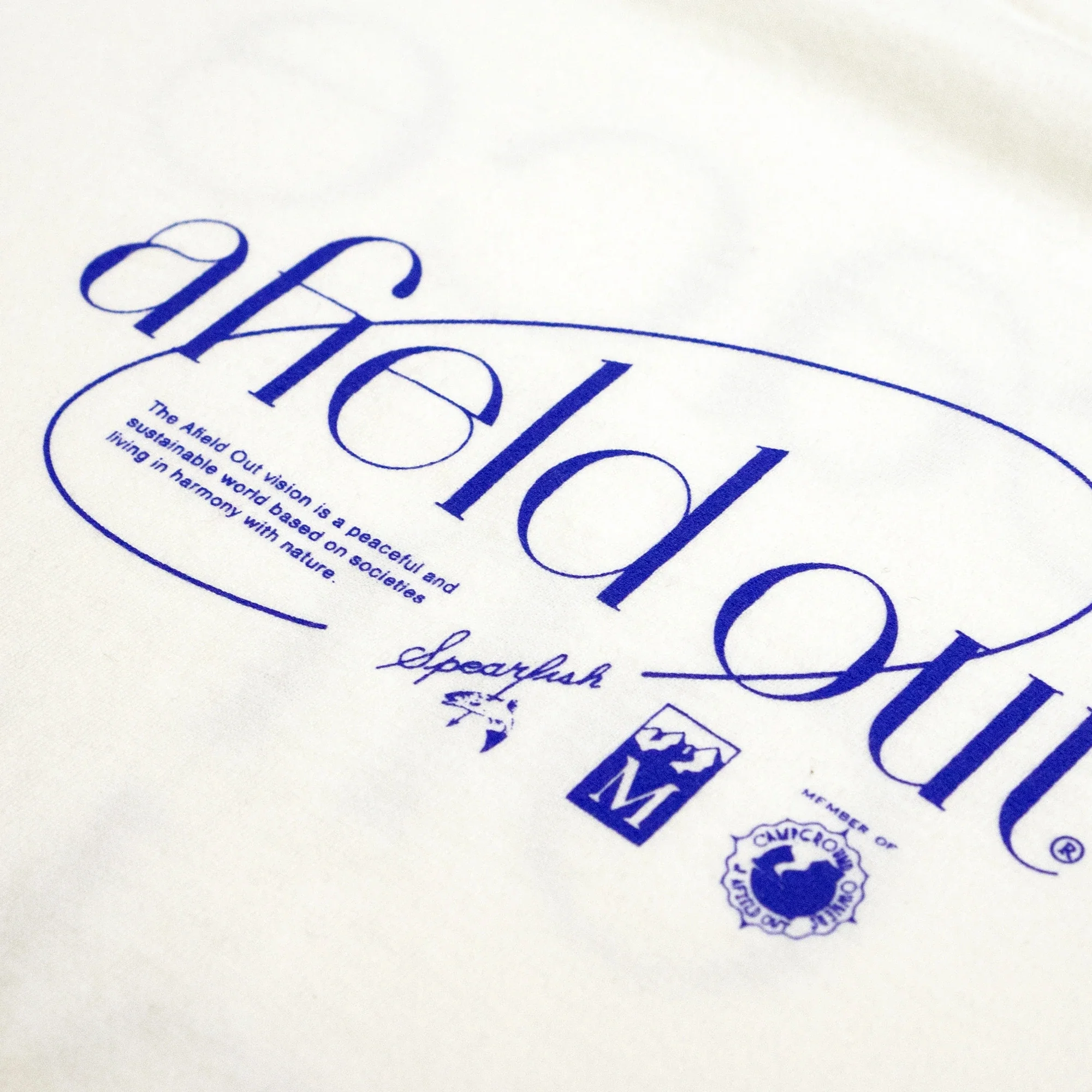 Afield Mens Harmony T-Shirt 'White' - Image 3