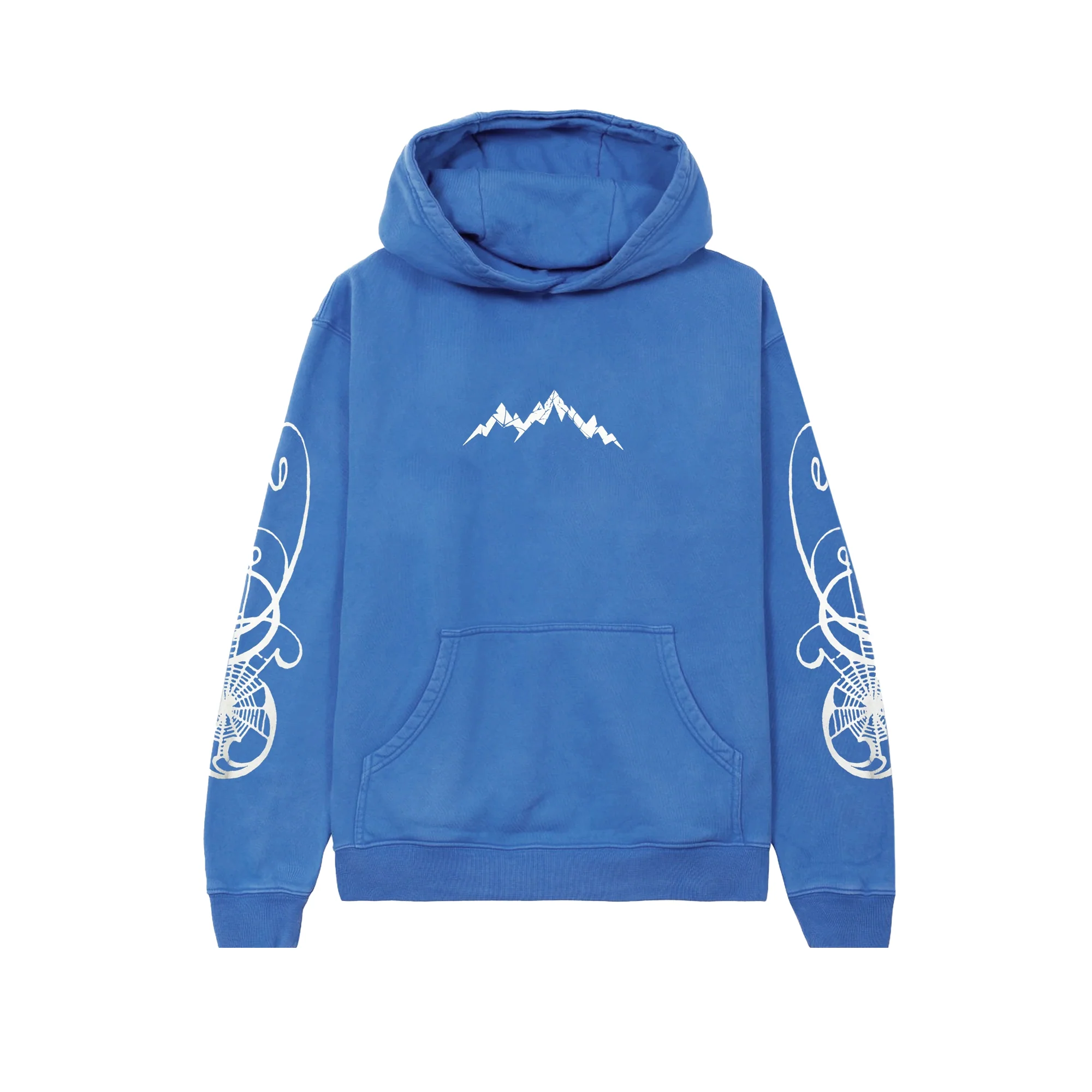 Afield Mens Spiderweb Hoodie 'Sky Blue'
