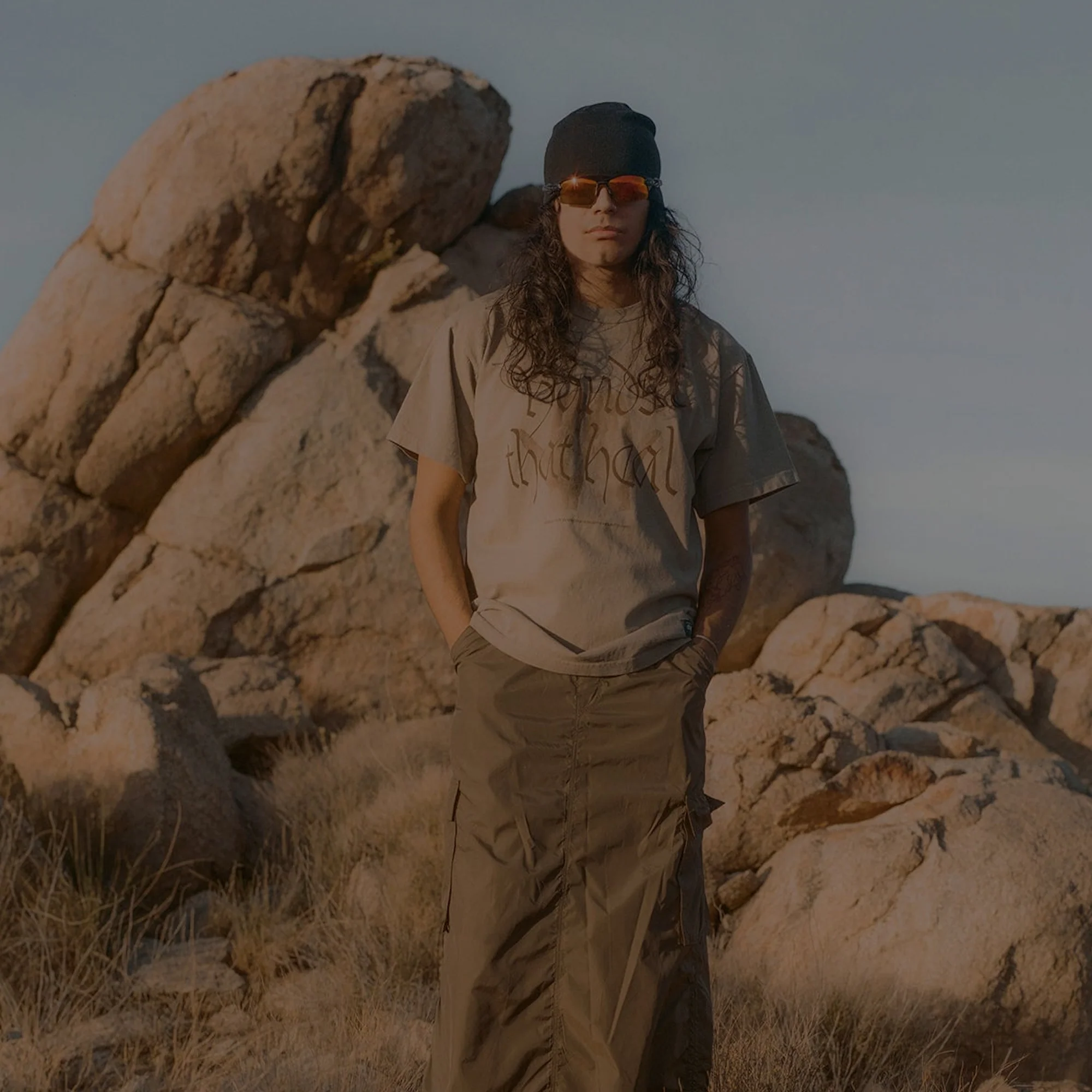 Afield Out x Mount Sunny Mens Hands SS T Shirt - Image 2