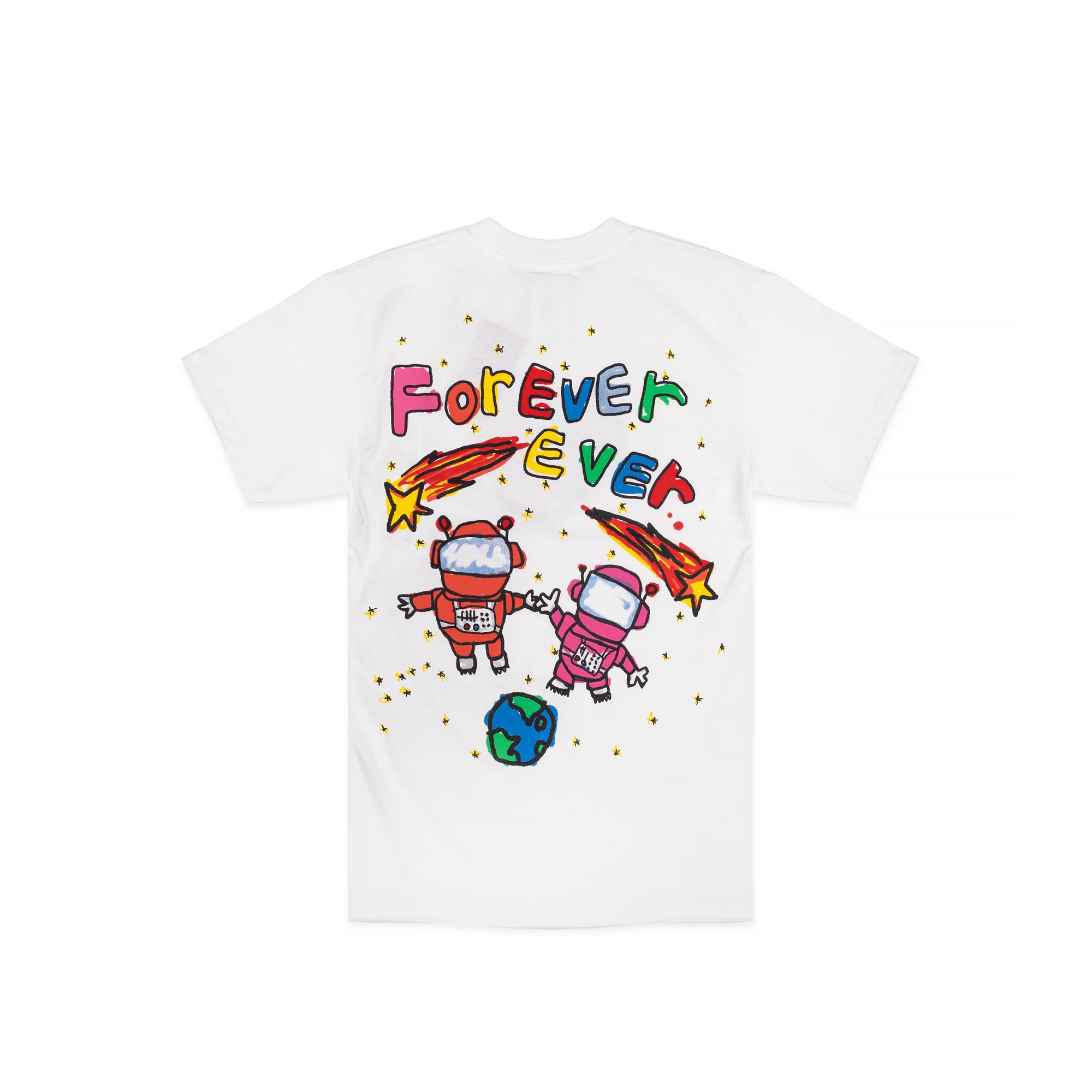 After School Special Mens Forever T-Shirt 'White' - Image 2