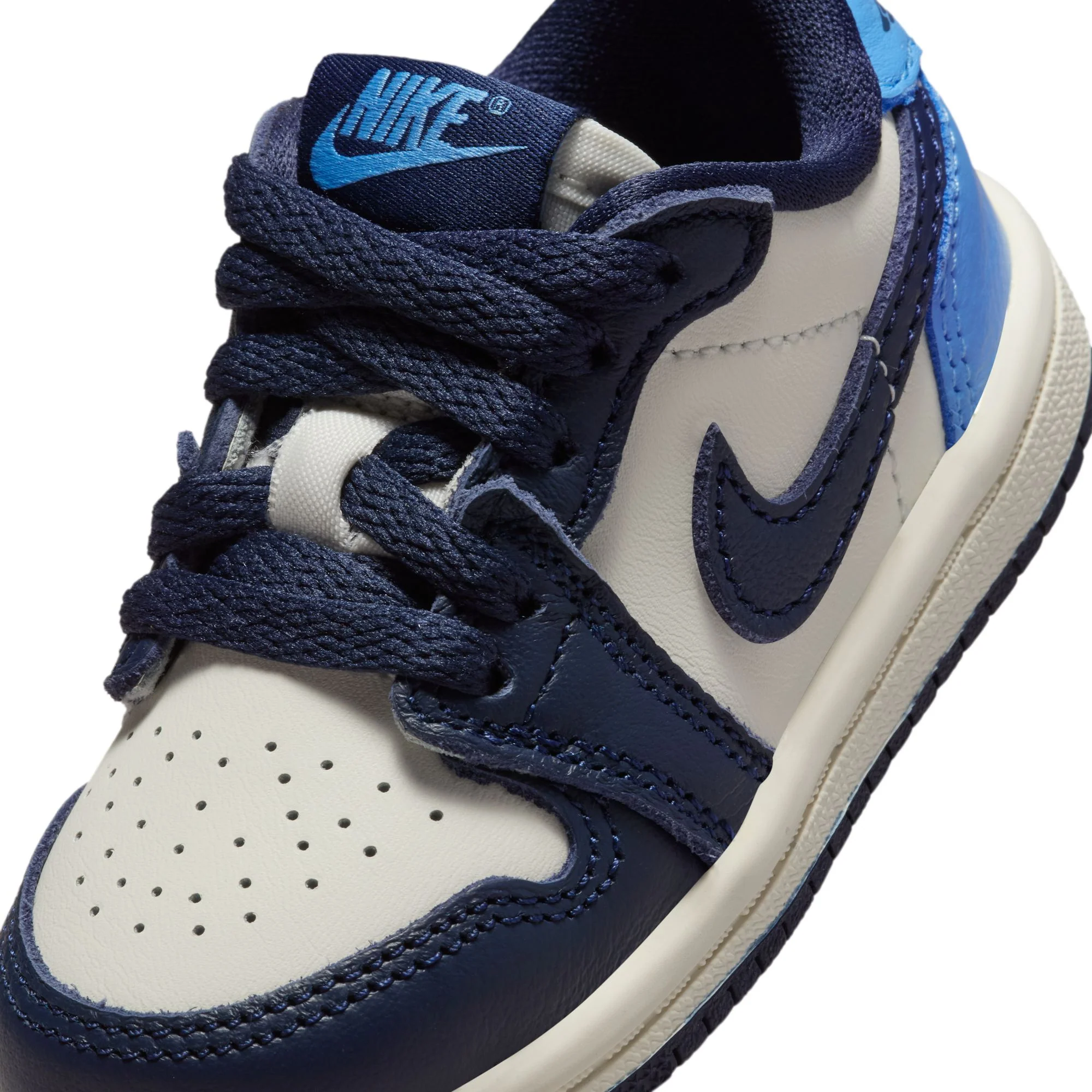 Air Jordan 1 Infants Low OG "Obsidian" Shoes - Image 4
