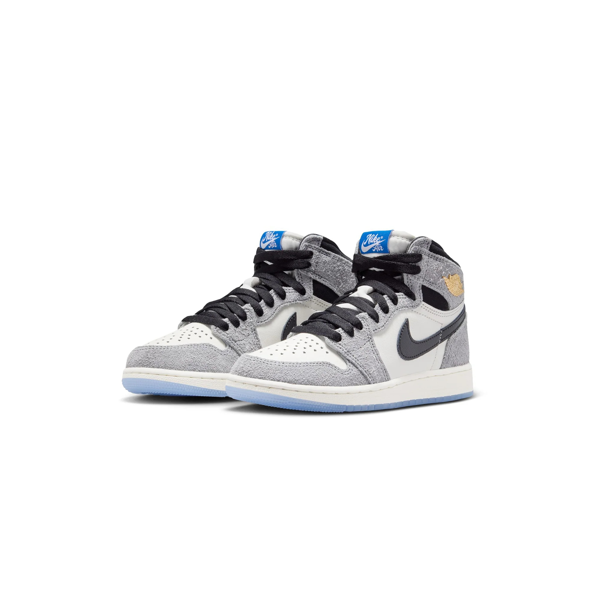 Air Jordan 1 Kids Retro High OG "Cool Grey" Shoes - Image 2