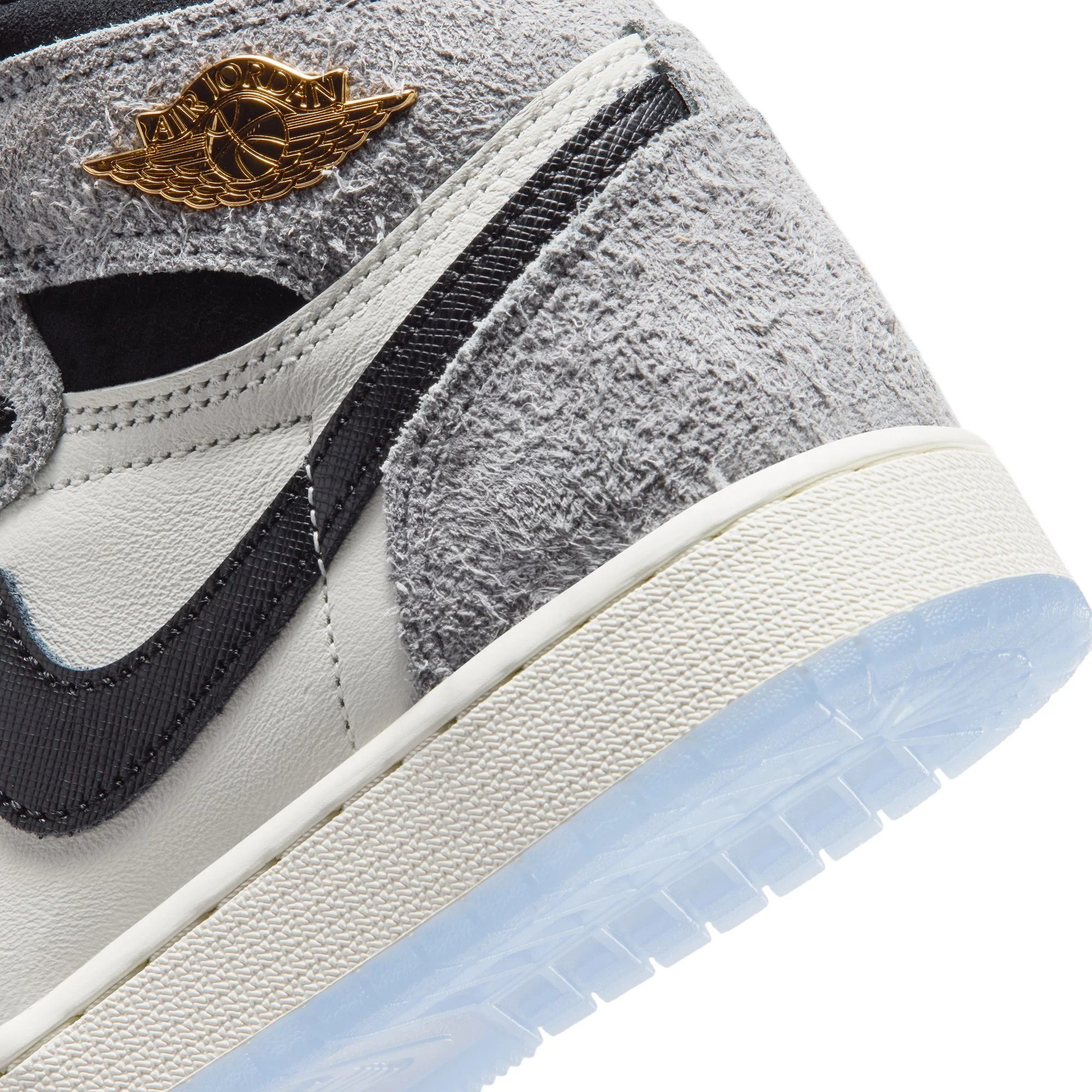 Air Jordan 1 Kids Retro High OG "Cool Grey" Shoes - Image 4