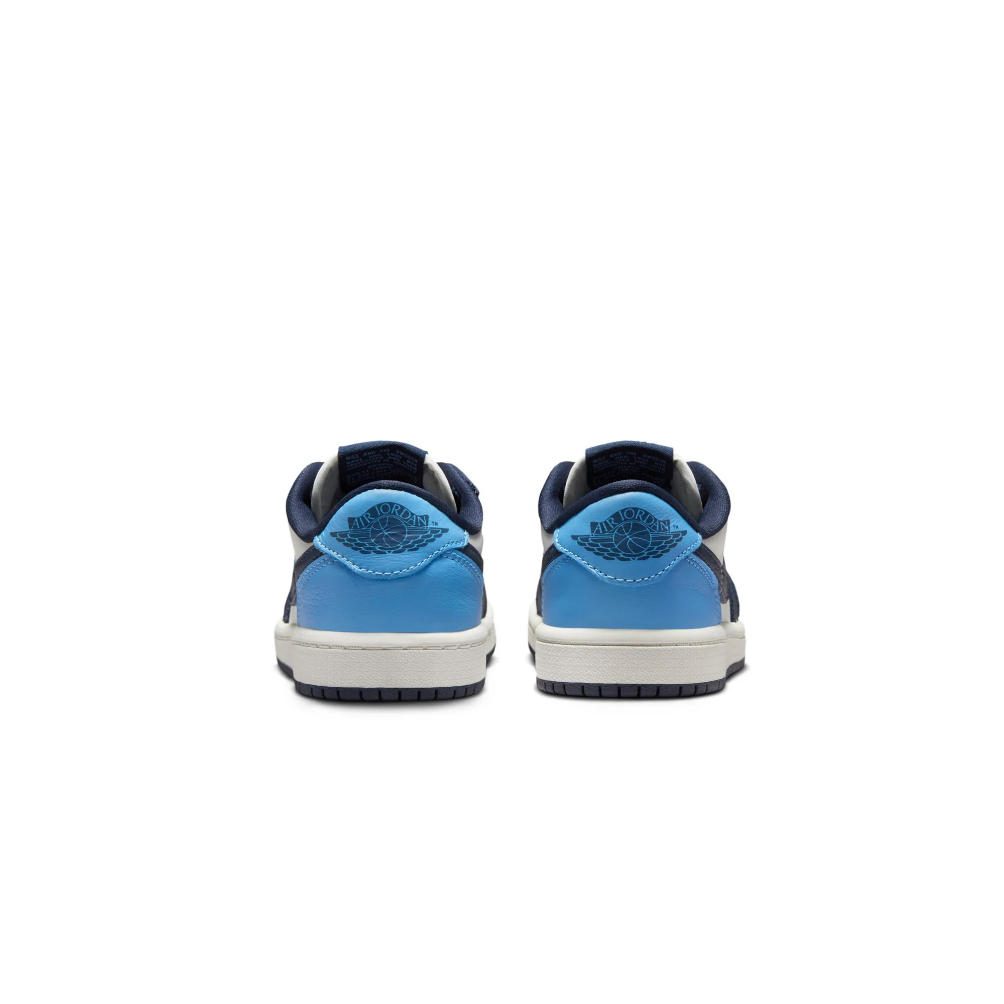 Air Jordan 1 Little Kids Low OG "Obsidian" Shoes - Image 3