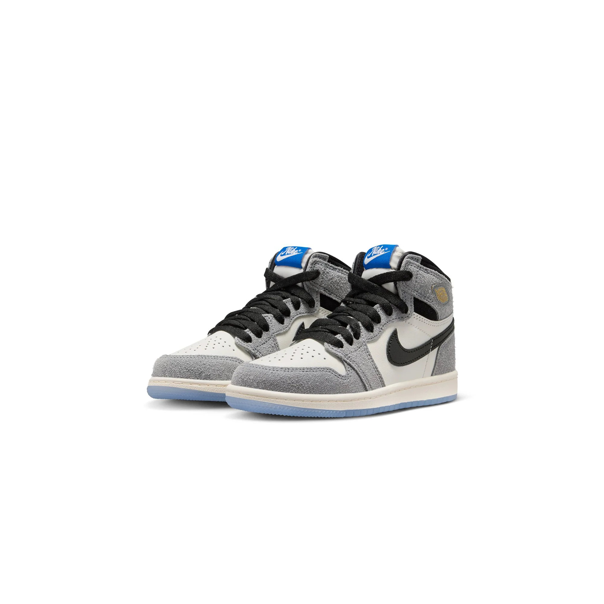 Air Jordan 1 Little Kids Retro High OG "Cool Grey" Shoes - Image 2