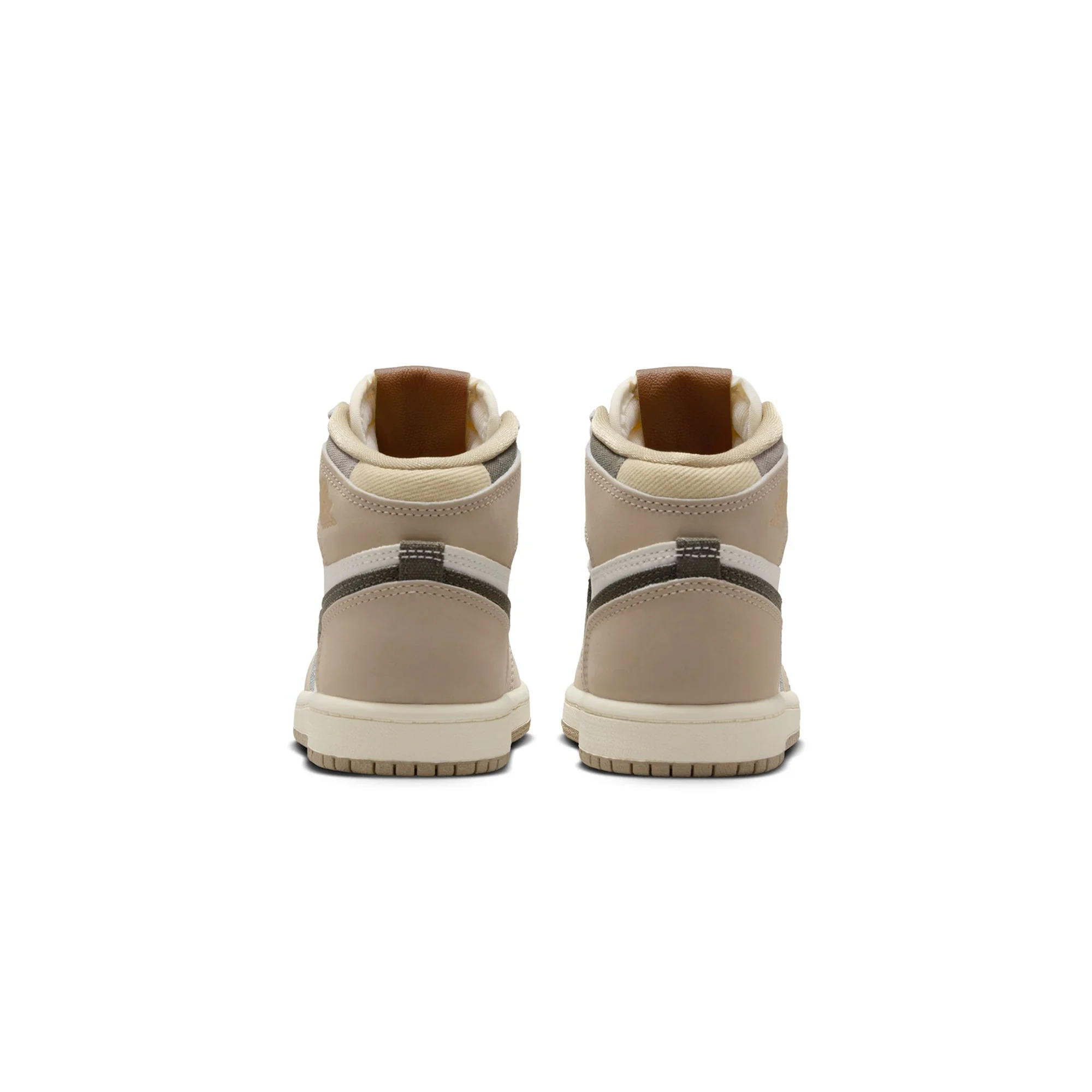 Air Jordan 1 Little Kids Retro High OG 'Workwear' Shoes - Image 3