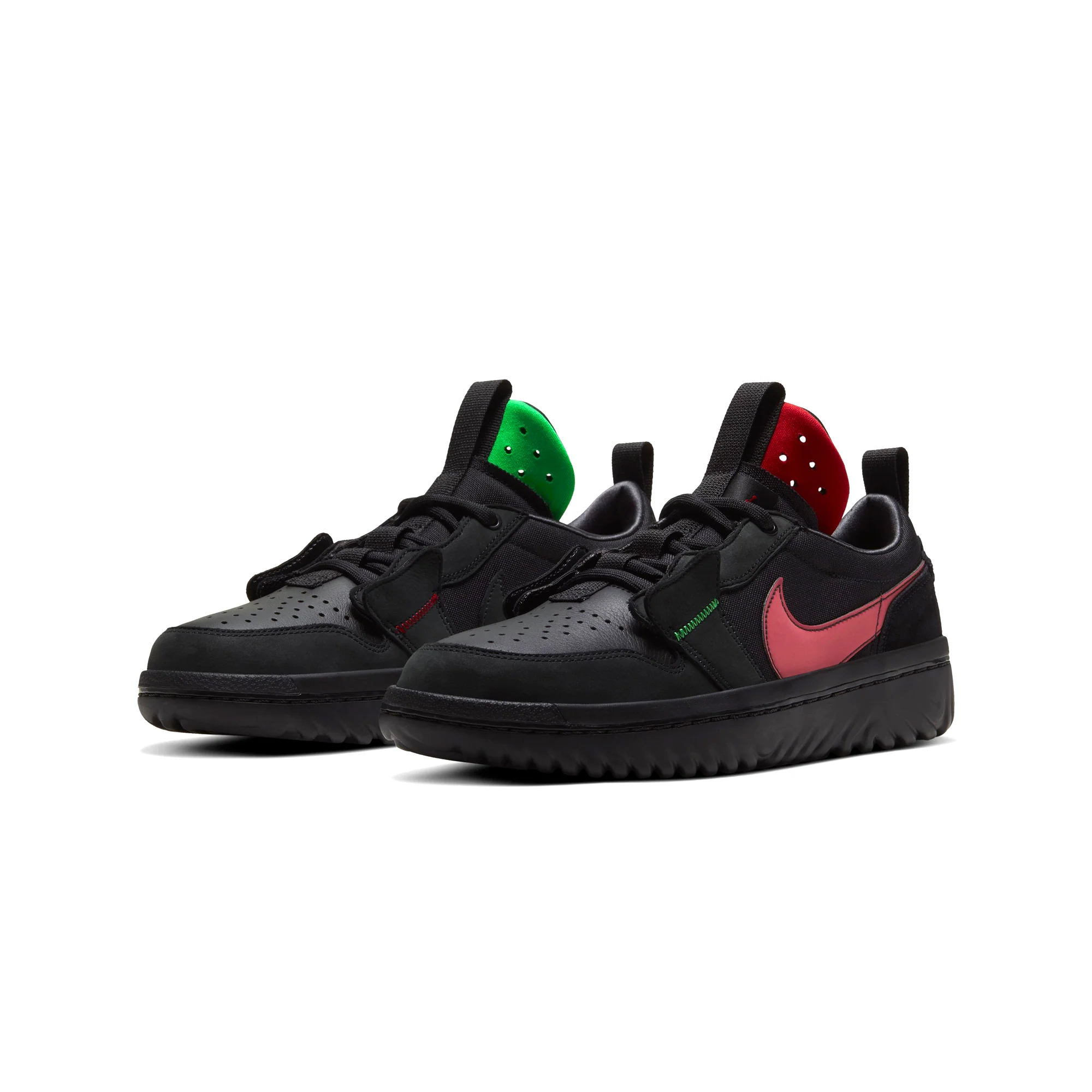 Air Jordan 1 Low React Fearless Ghetto Gastro Shoes - Image 2