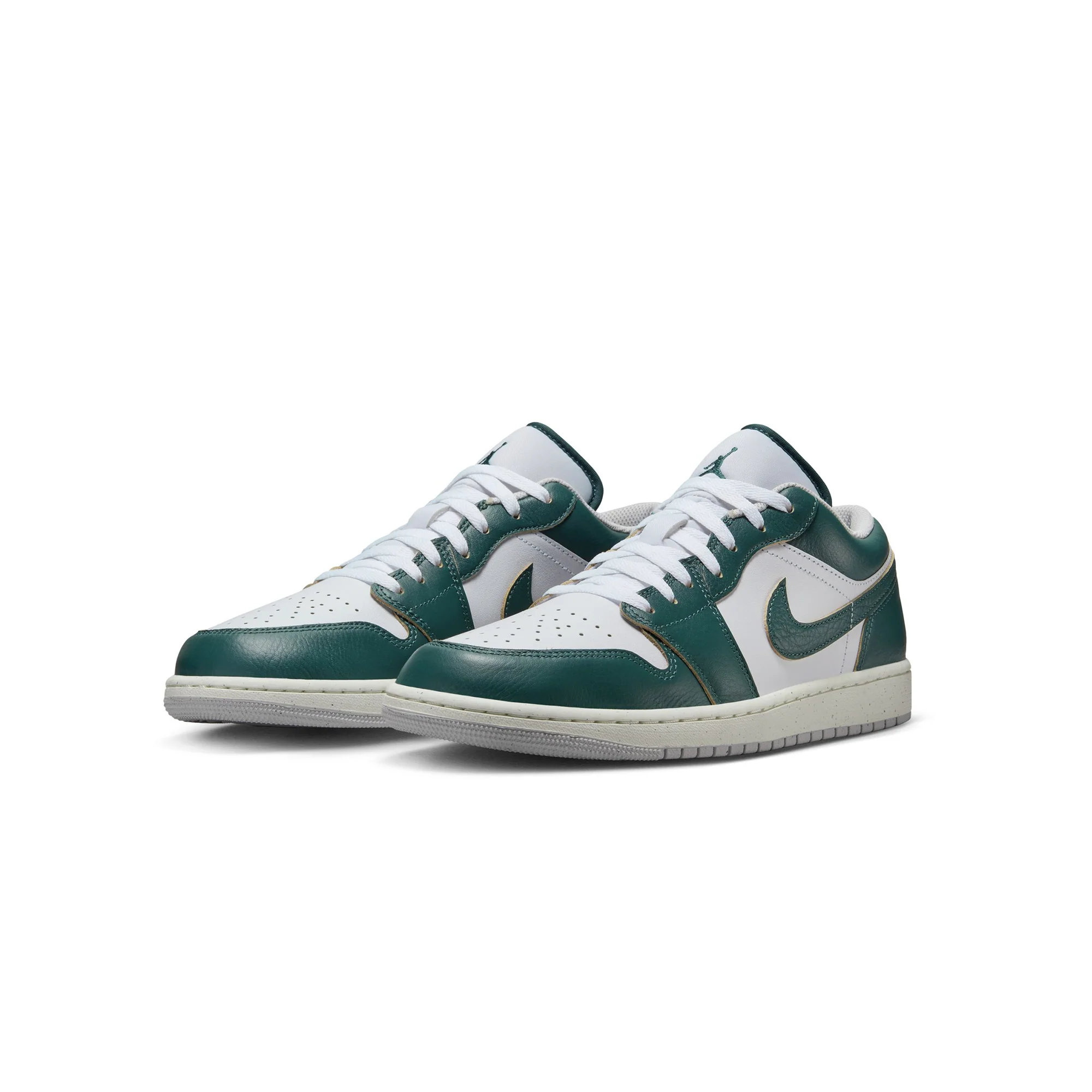 Air Jordan 1 Mens Low SE Oxidized Green Shoes - Image 2