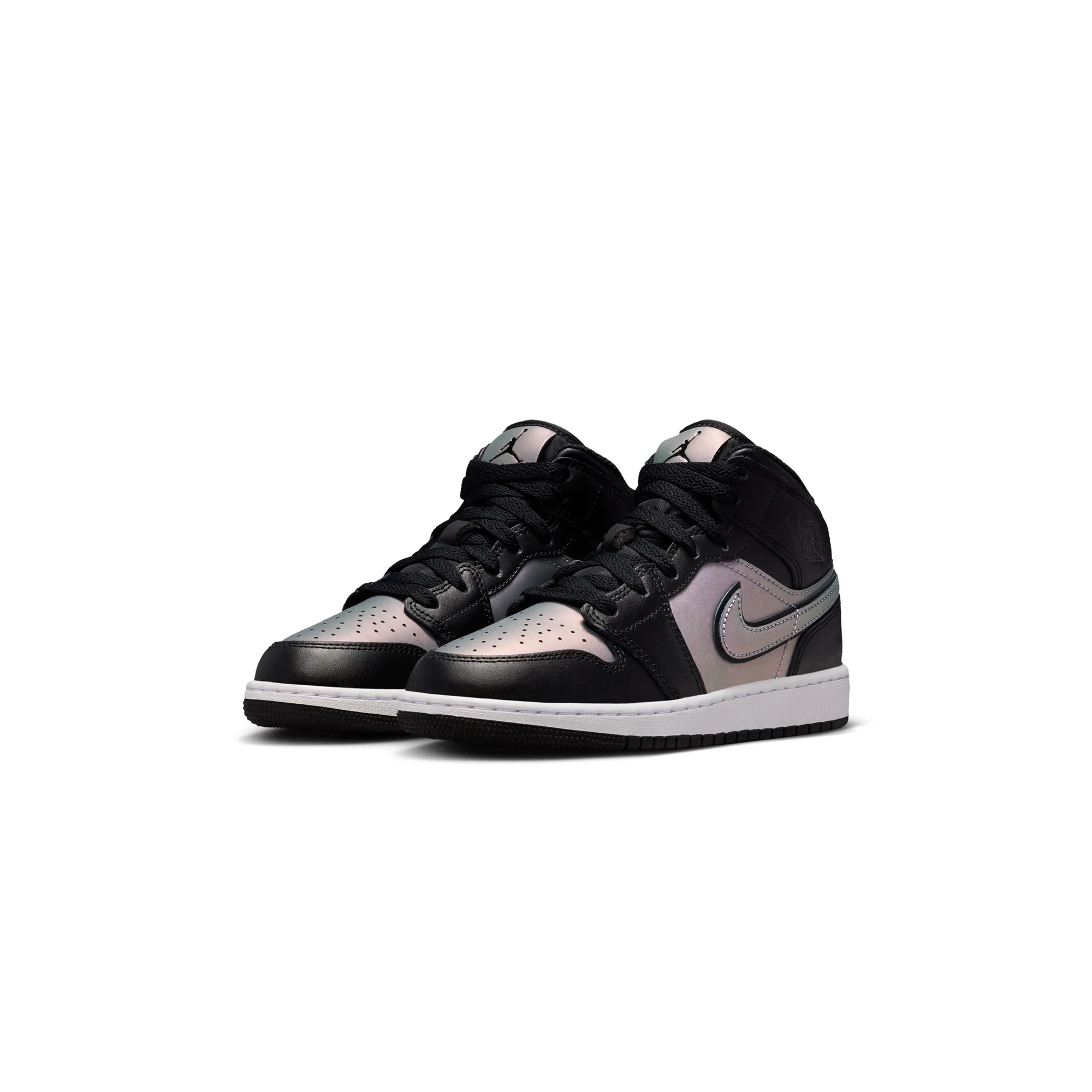 Air Jordan Kids 1 Mid SE BG Shoes - Image 2