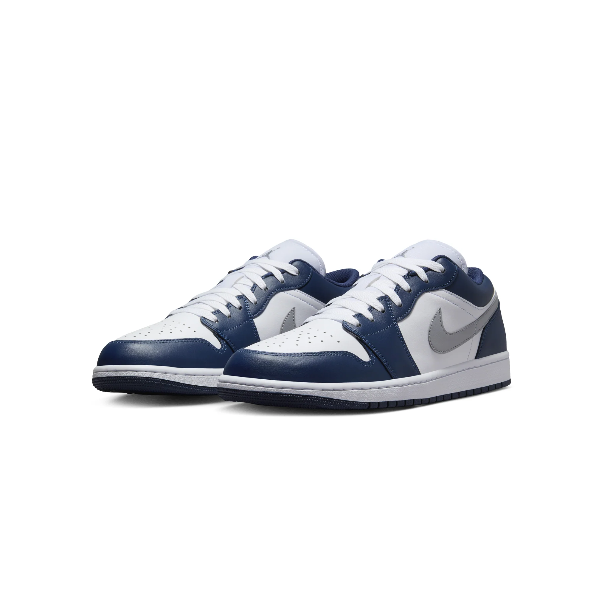 Air Jordan 1 Mens Low "Midnight Navy" Shoes - Image 2