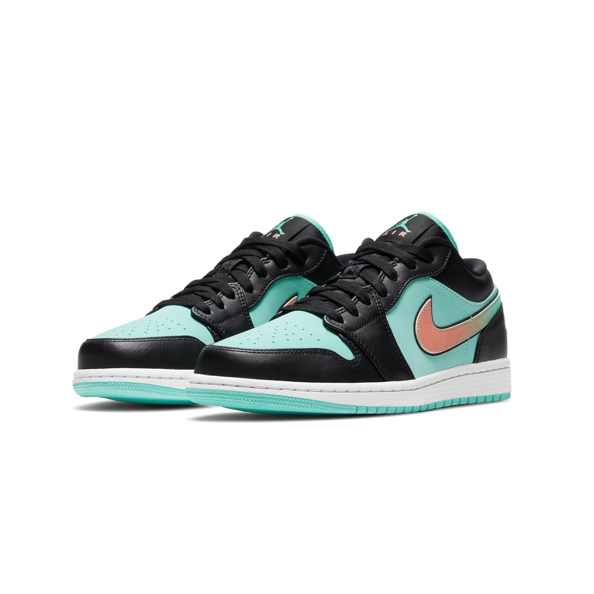 Air Jordan 1 Mens Low SE Shoes 'Tropical Twist/Black' - Image 2