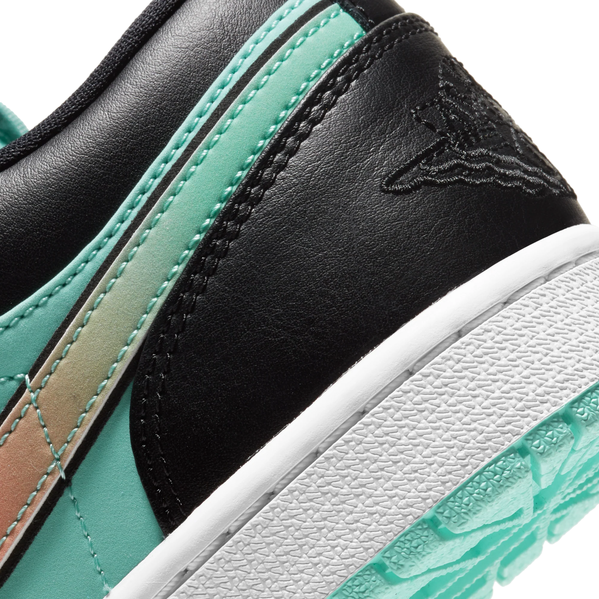 Air Jordan 1 Mens Low SE Shoes 'Tropical Twist/Black' - Image 4