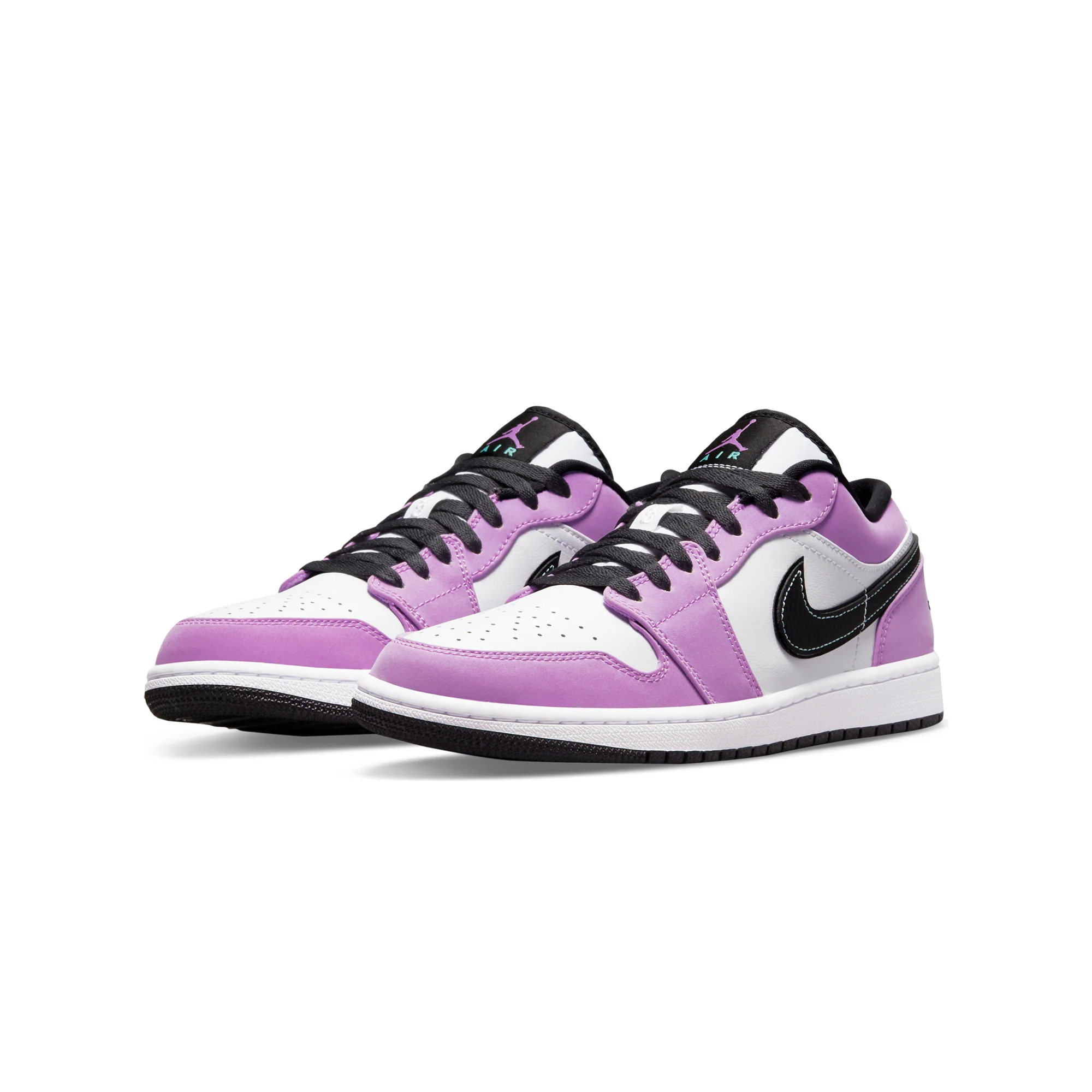 Air Jordan 1 Mens Low SE Shoes 'Violet Shock'' - Image 2