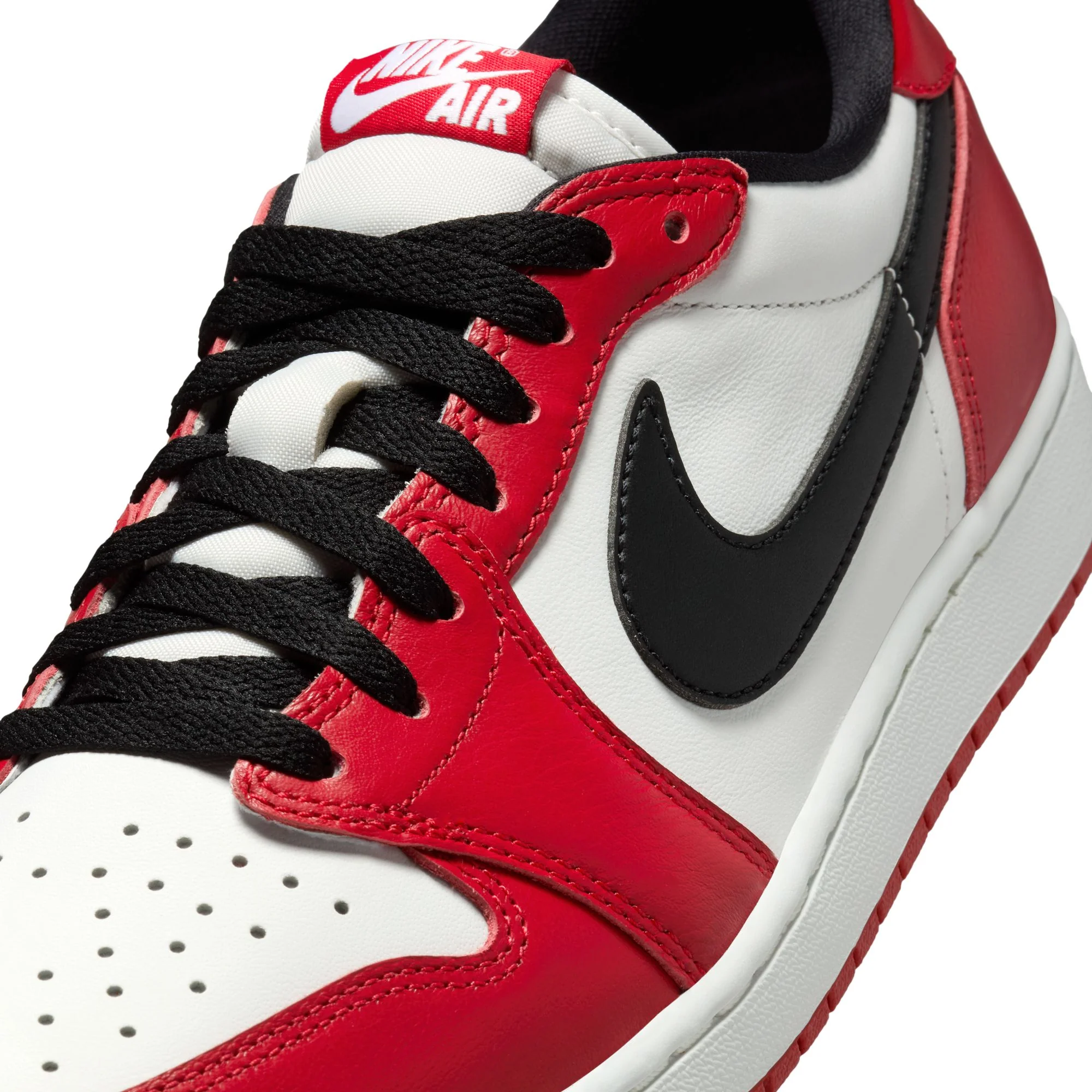 Air Jordan 1 Mens Retro Low " Chicago" Shoes - Image 4