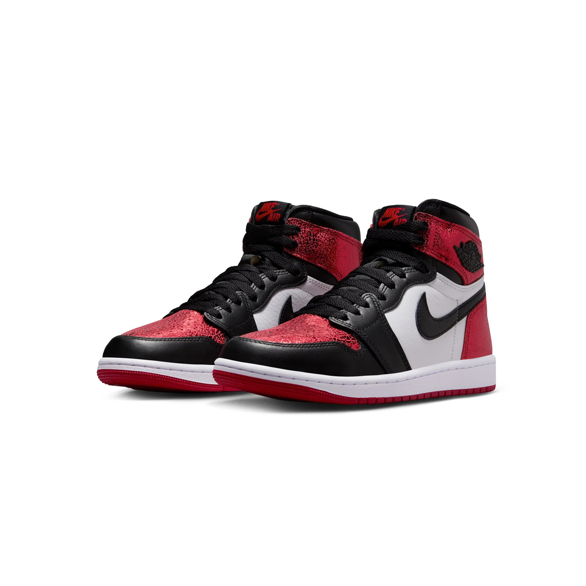 Air Jordan 1 Womens High OG "Varsity Red" Shoes - Image 2