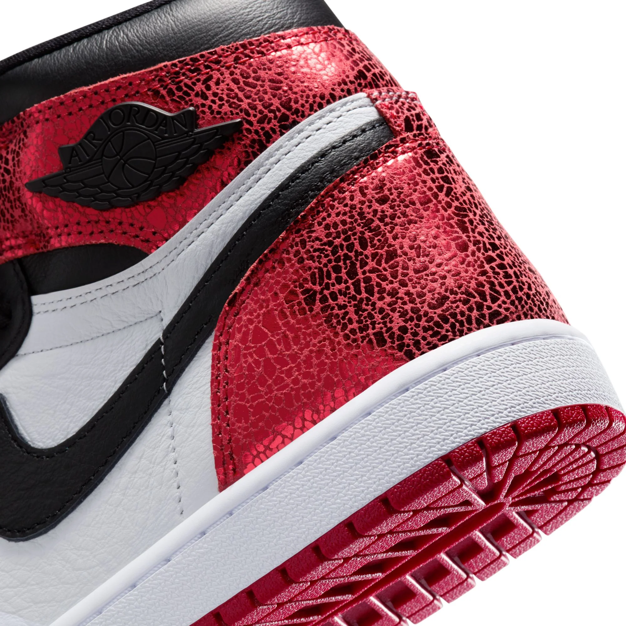 Air Jordan 1 Womens High OG "Varsity Red" Shoes - Image 4