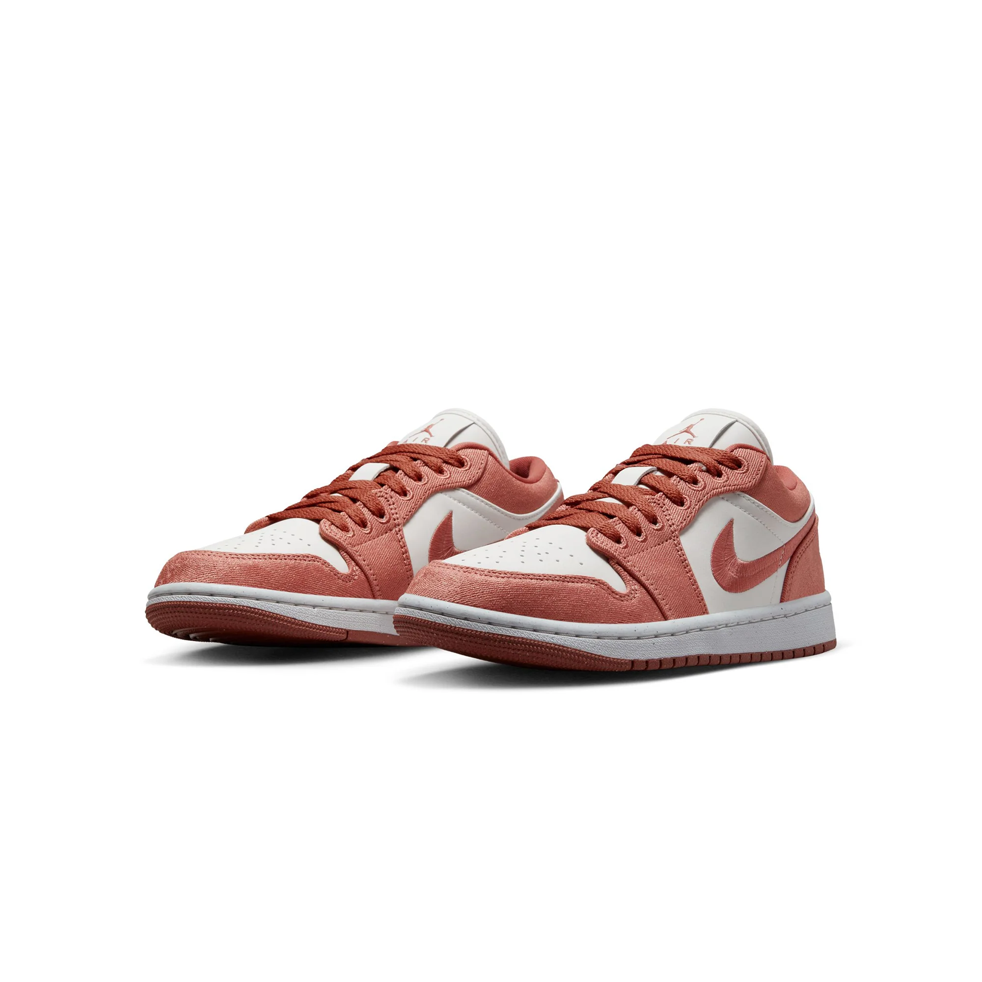 Air Jordan 1 Womens Low SE Shoes 'Orange/Sail' - Image 2
