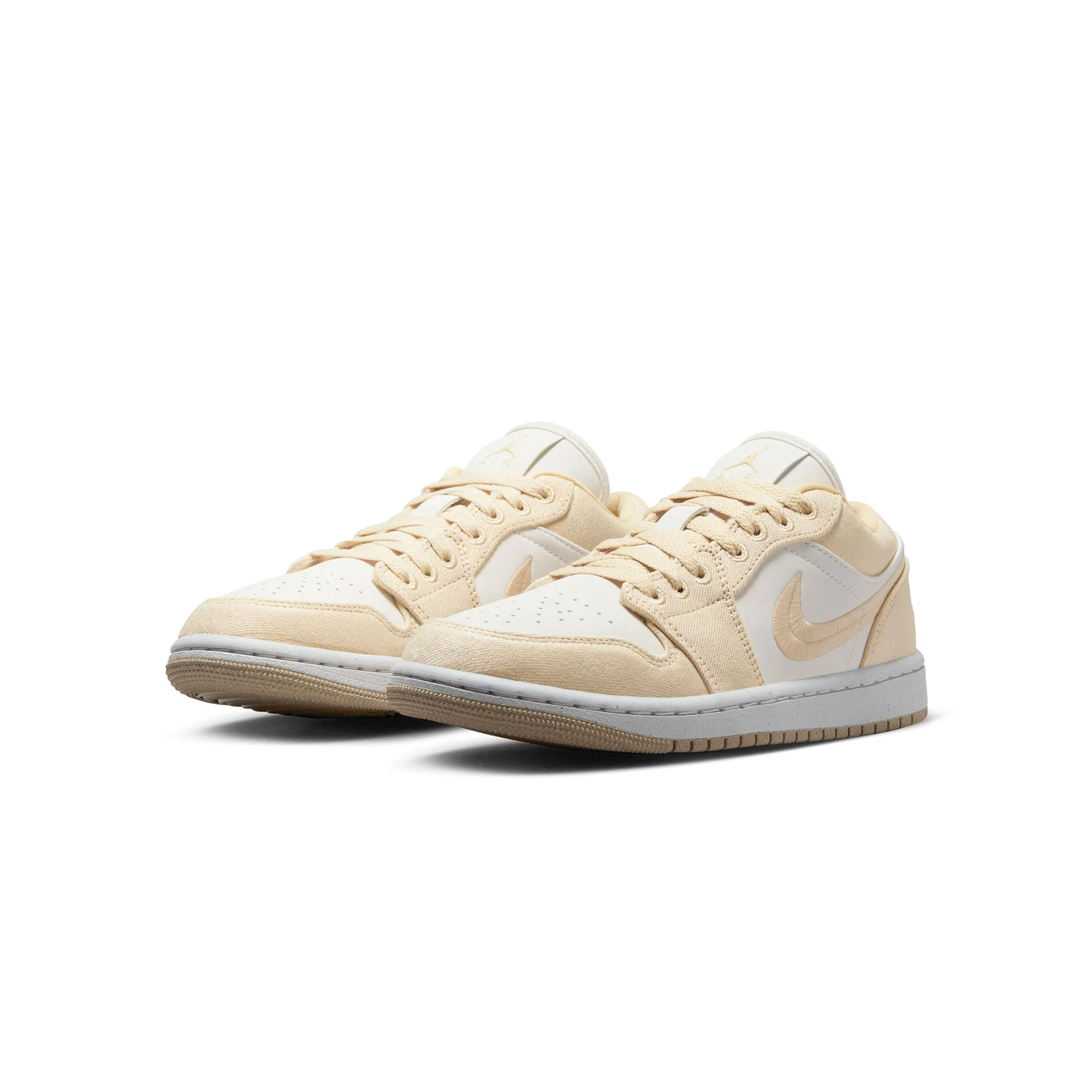 Air Jordan 1 Womens Low SE Shoes 'Team Gold' - Image 2