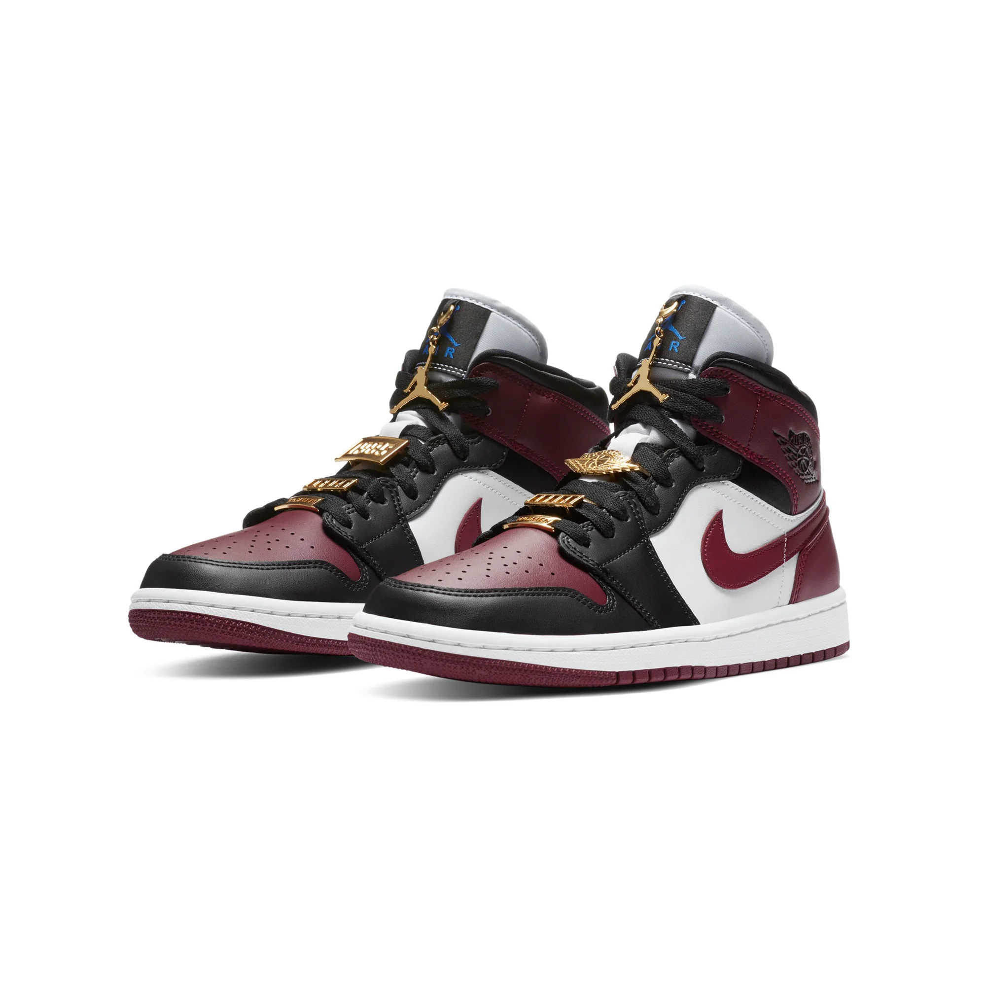 Air Jordan Womens 1 Mid SE 'Fearless' Shoes - Image 2