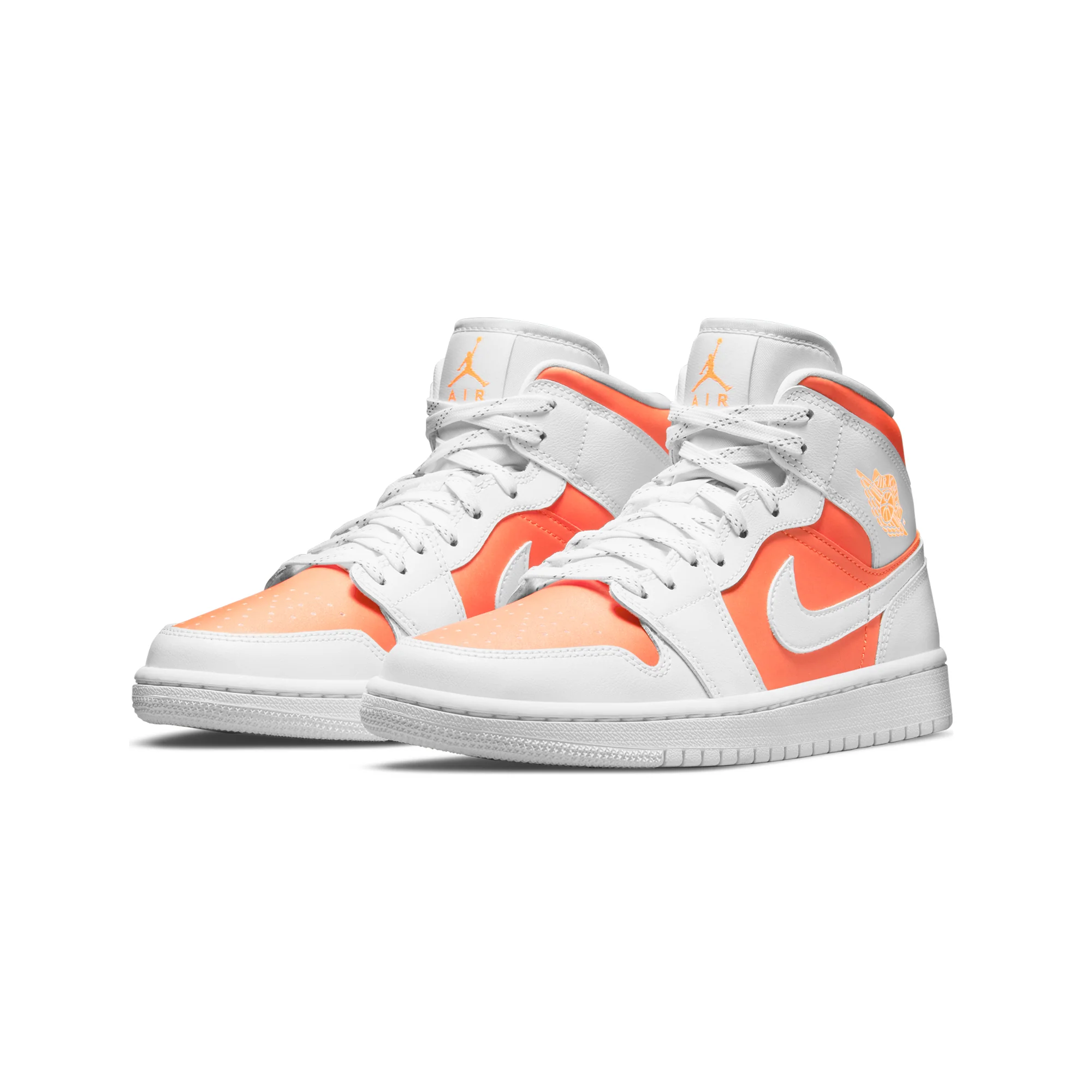 Air Jordan 1 Women's Mid SE Shoes 'Bright Citrus/White' - Image 2