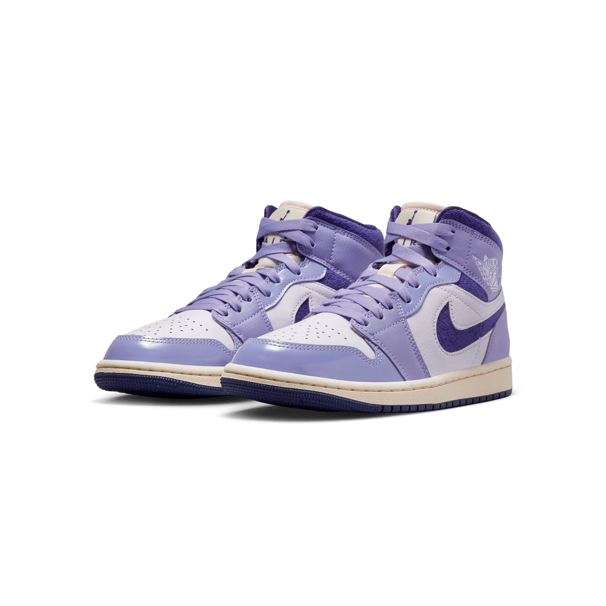 Air Jordan 1 Womens Mid SE Shoes 'Sky Purple' - Image 2