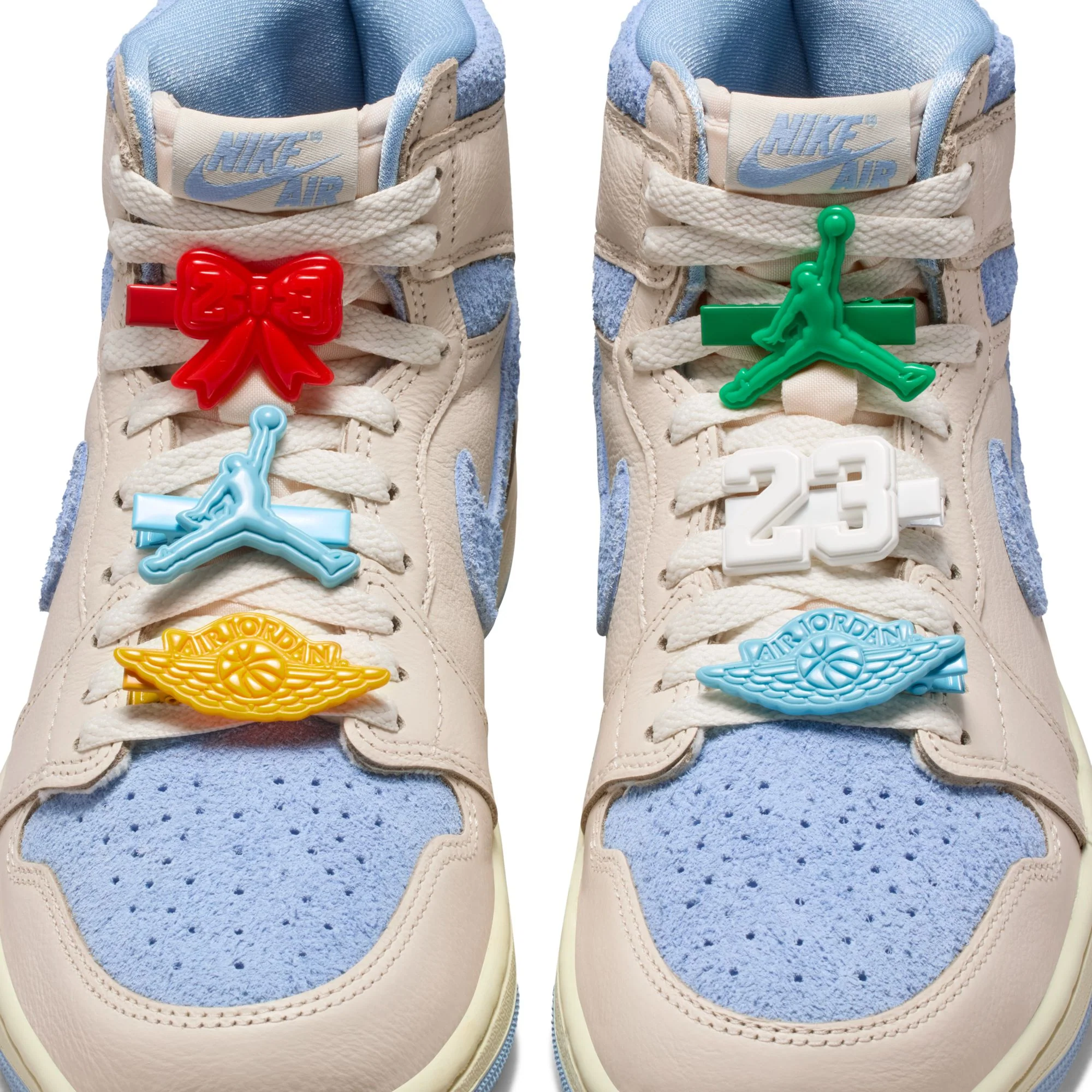 Air Jordan 1 Womens Retro High "Psychic Blue" Shoes - Image 5