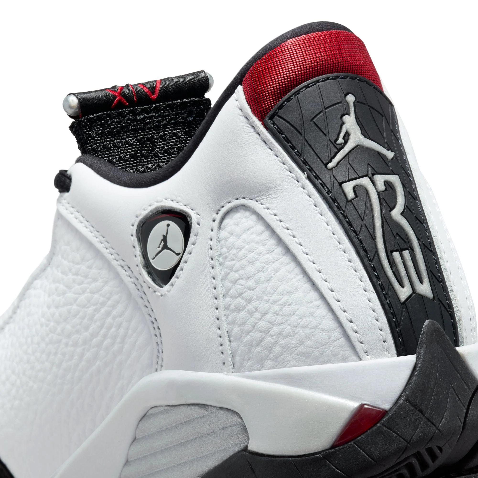 Air Jordan 14 Kids Retro "Black Toe" Shoes - Image 4
