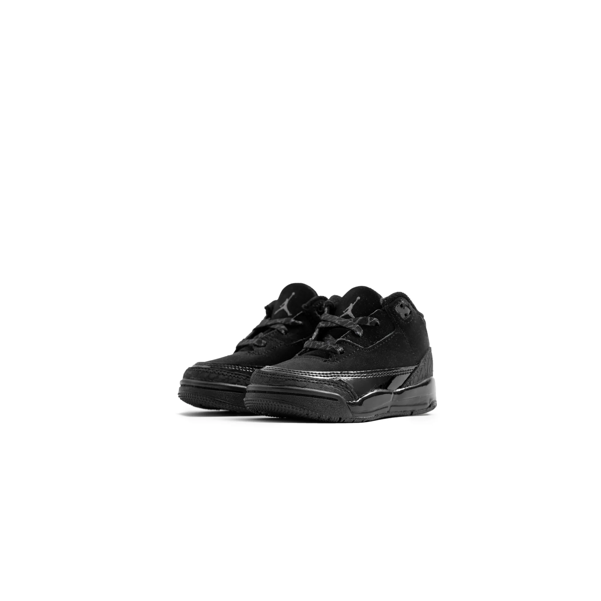 Air Jordan 3 Infants Retro "Black Cat' Shoes - Image 2
