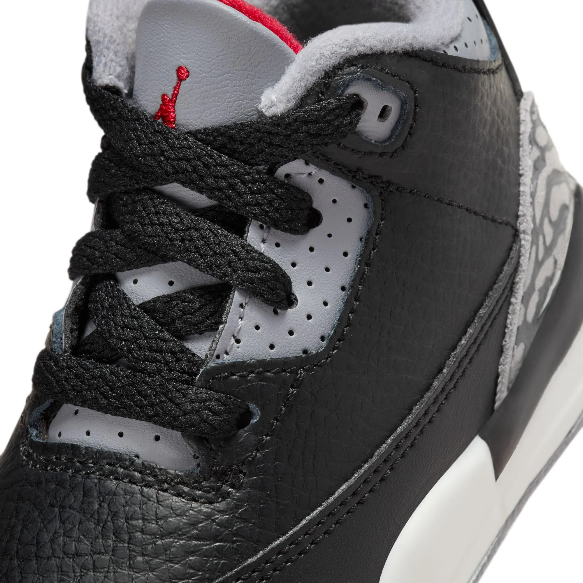 Air Jordan 3 Infants Retro OG "Black Cement Reimgined" Shoes - Image 4