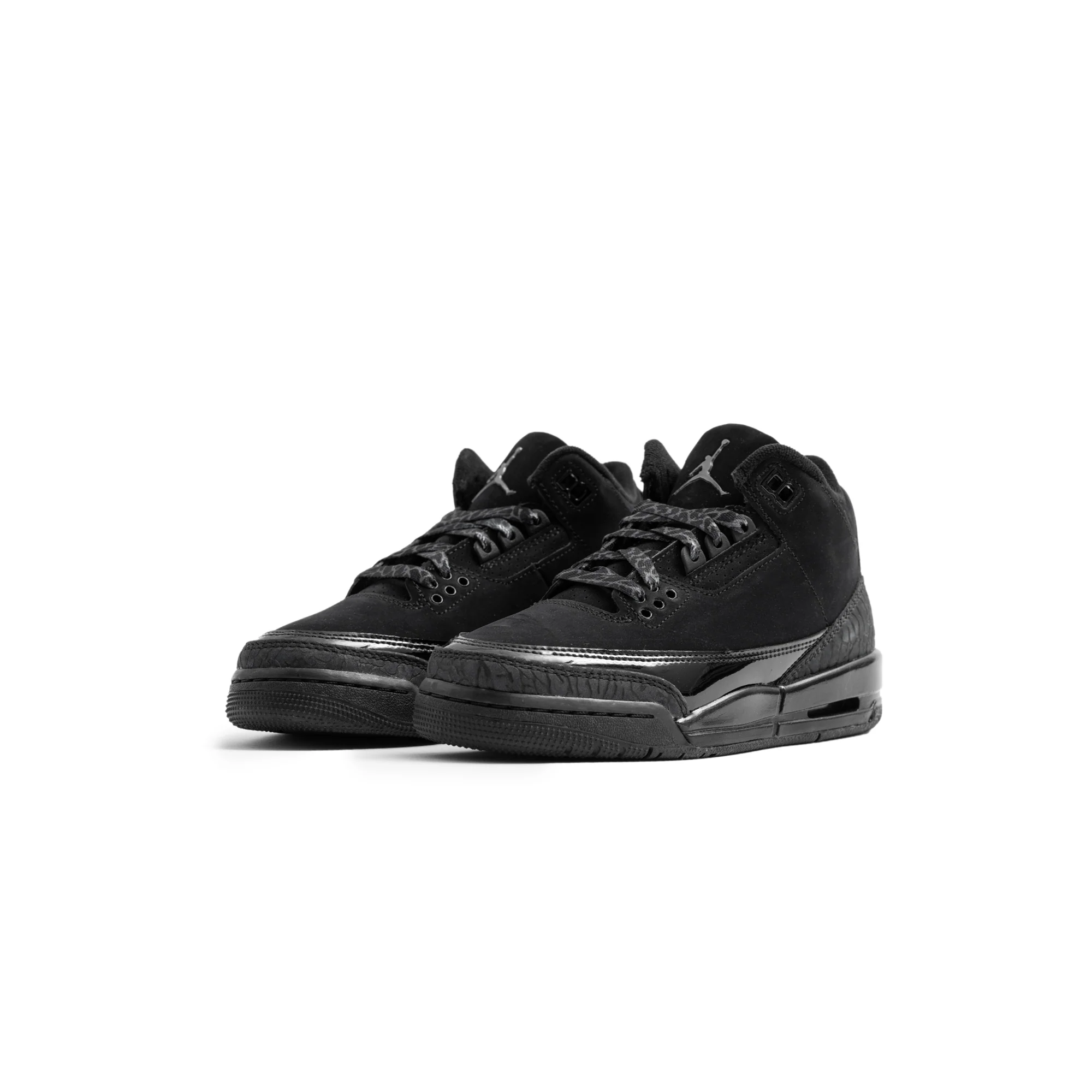 Air Jordan 3 Kids Retro "Black Cat" Shoes - Image 2