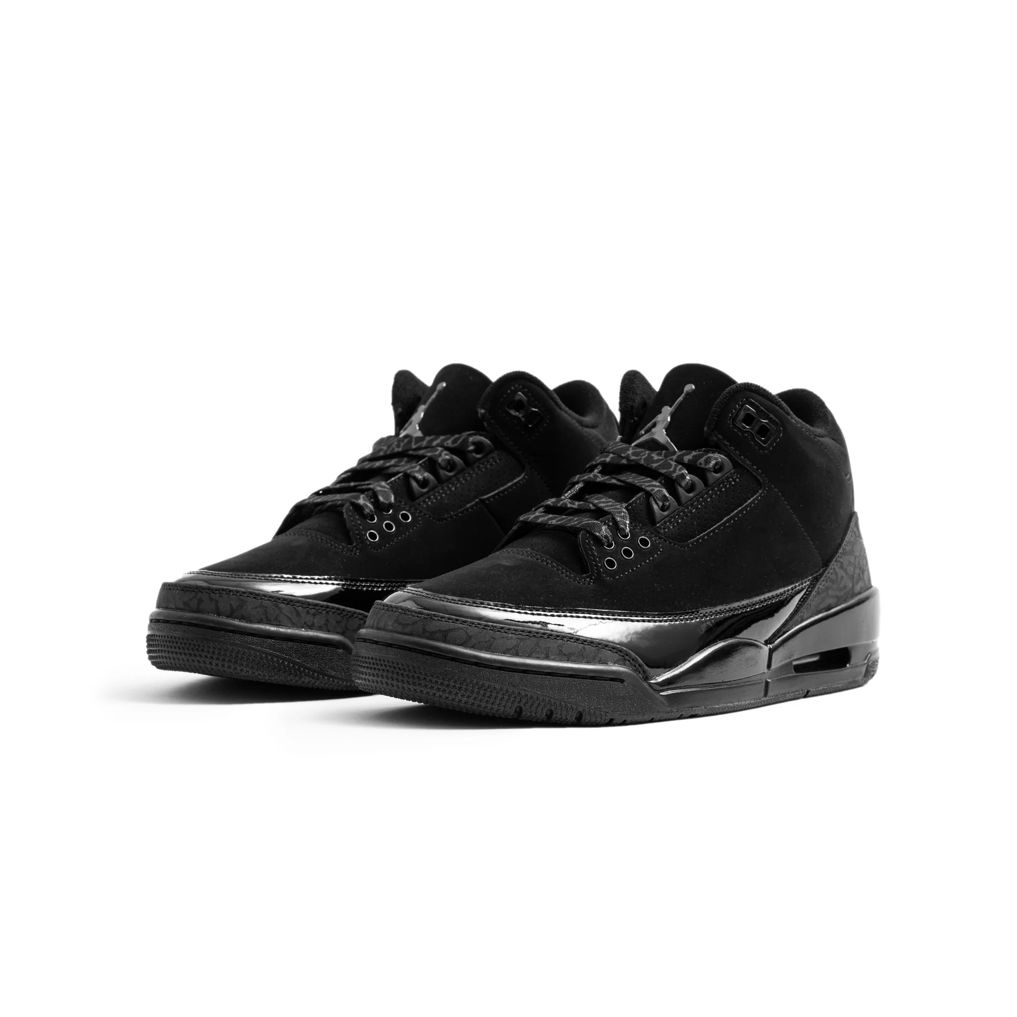 Air Jordan 3 Mens Retro "Black Cat" Shoes - Image 2