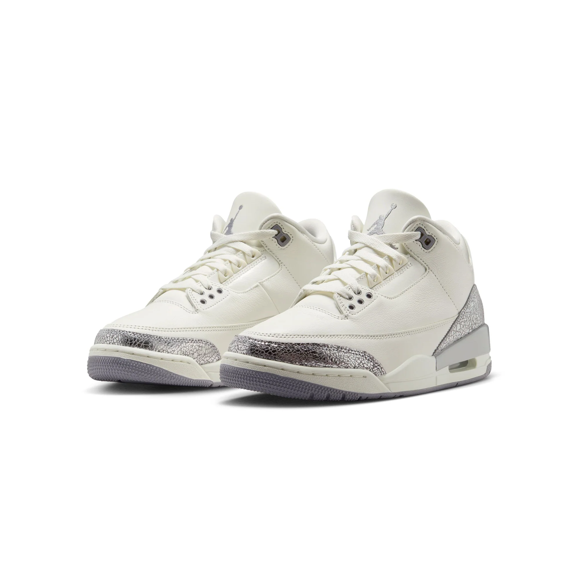 Air Jordan 3 Womens "Cement Grey" Shoes - Image 2