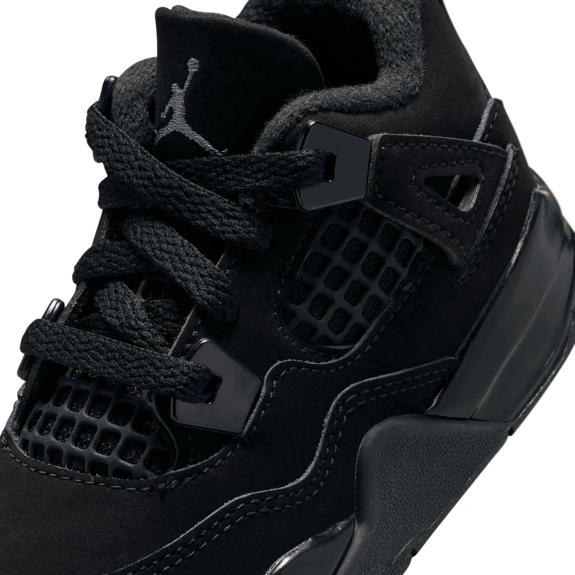 Air Jordan 4 Infants Retro "Black Cat" Shoes - Image 4