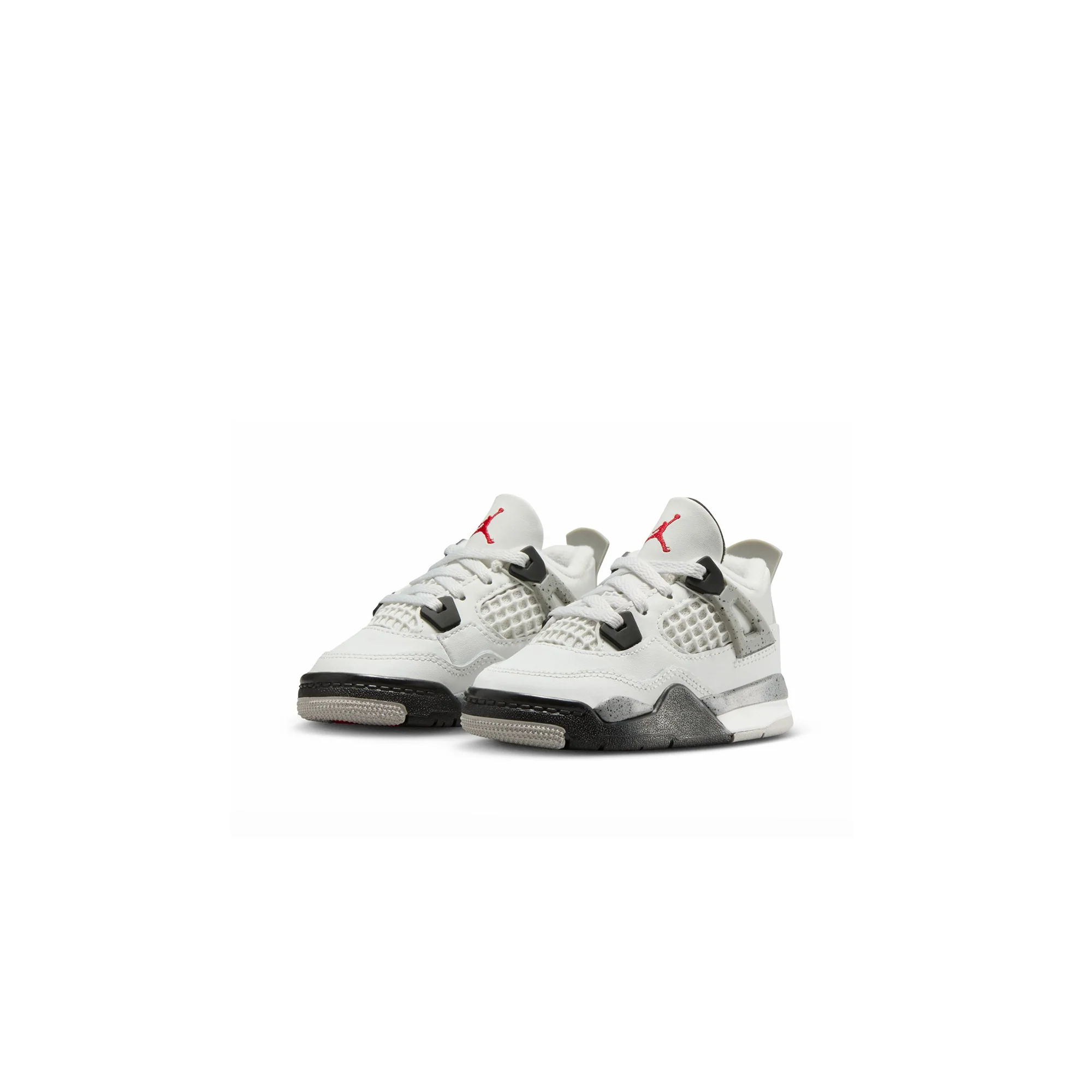 Air Jordan 4 Infants Retro "White Cement" Shoes - Image 2