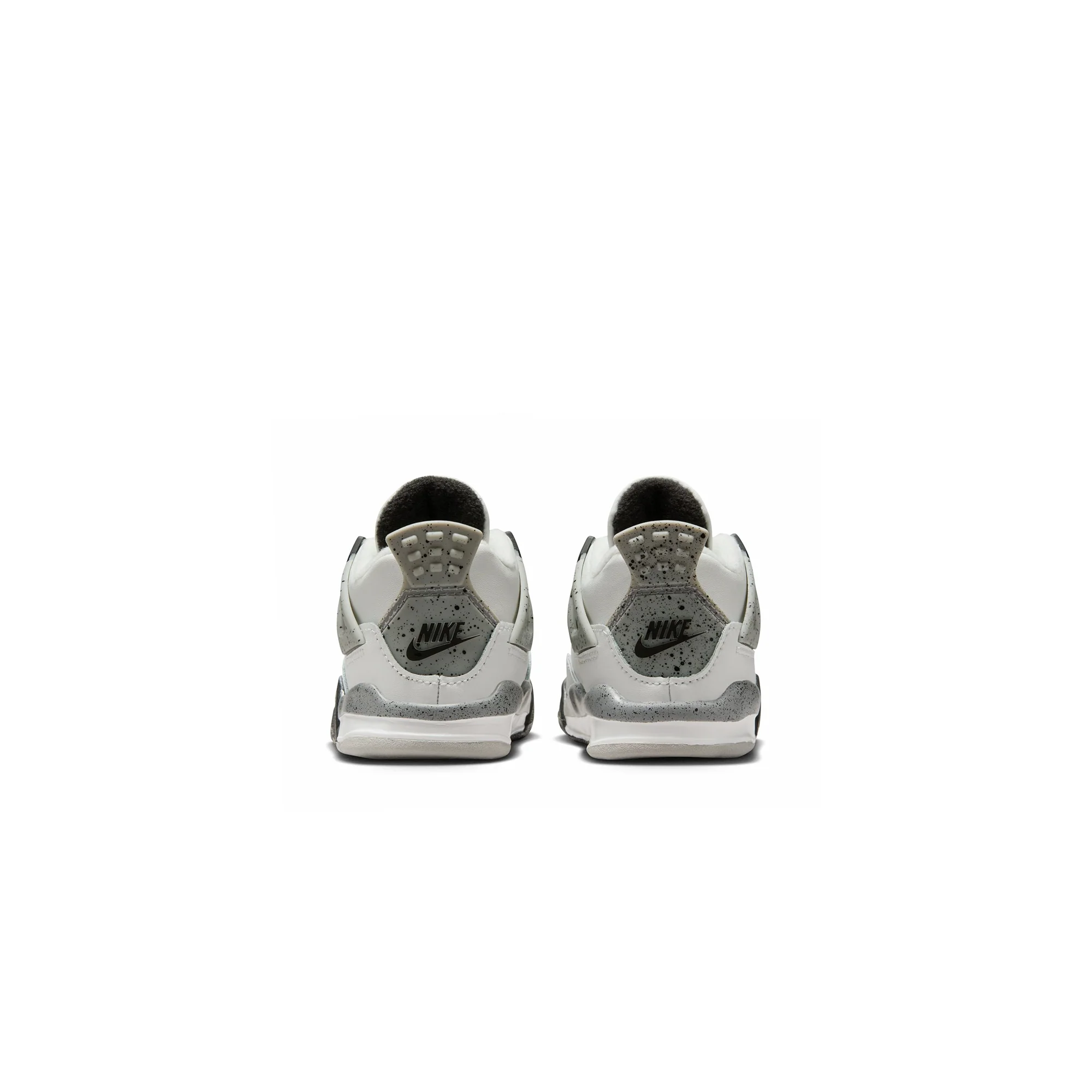 Air Jordan 4 Infants Retro "White Cement" Shoes - Image 3
