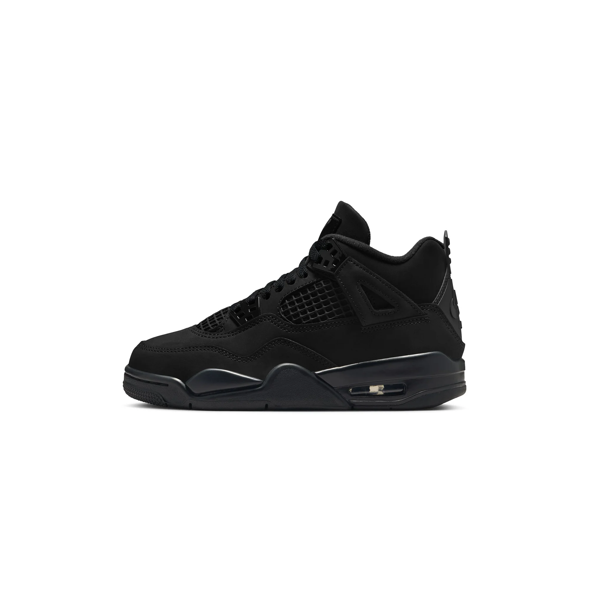 Air Jordan 4 Kids Retro "Black Cat" Shoes
