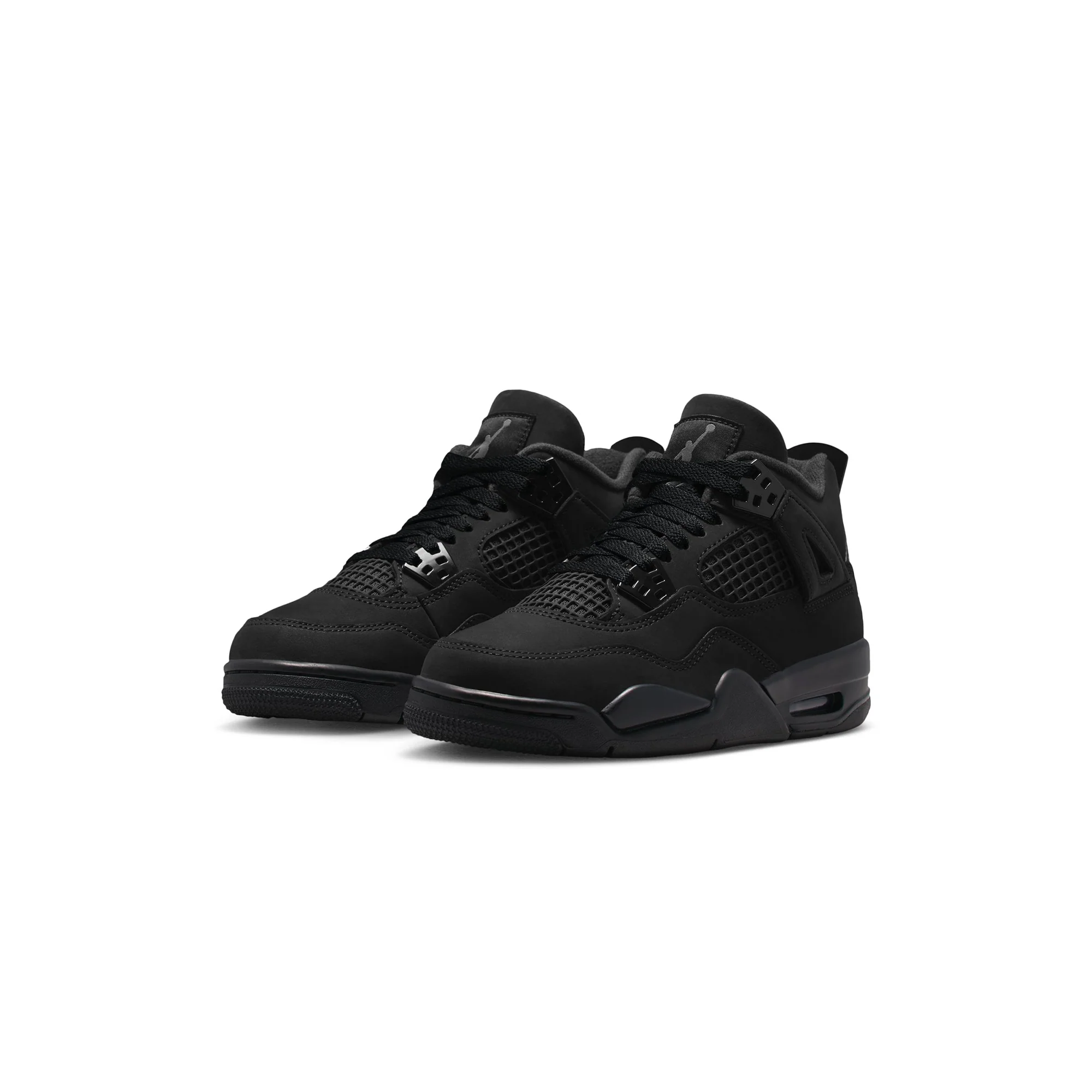 Air Jordan 4 Kids Retro "Black Cat" Shoes - Image 2