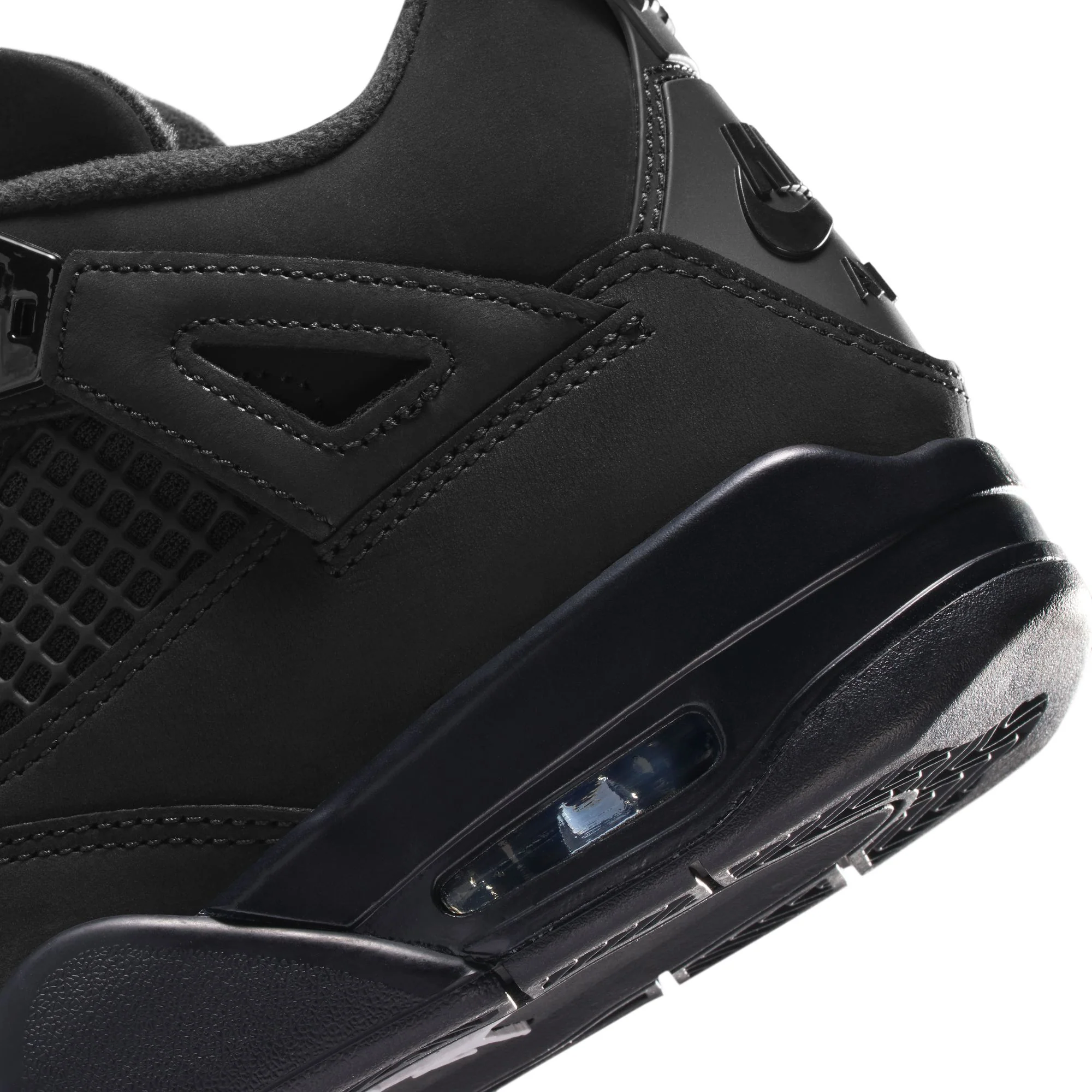Air Jordan 4 Kids Retro "Black Cat" Shoes - Image 4