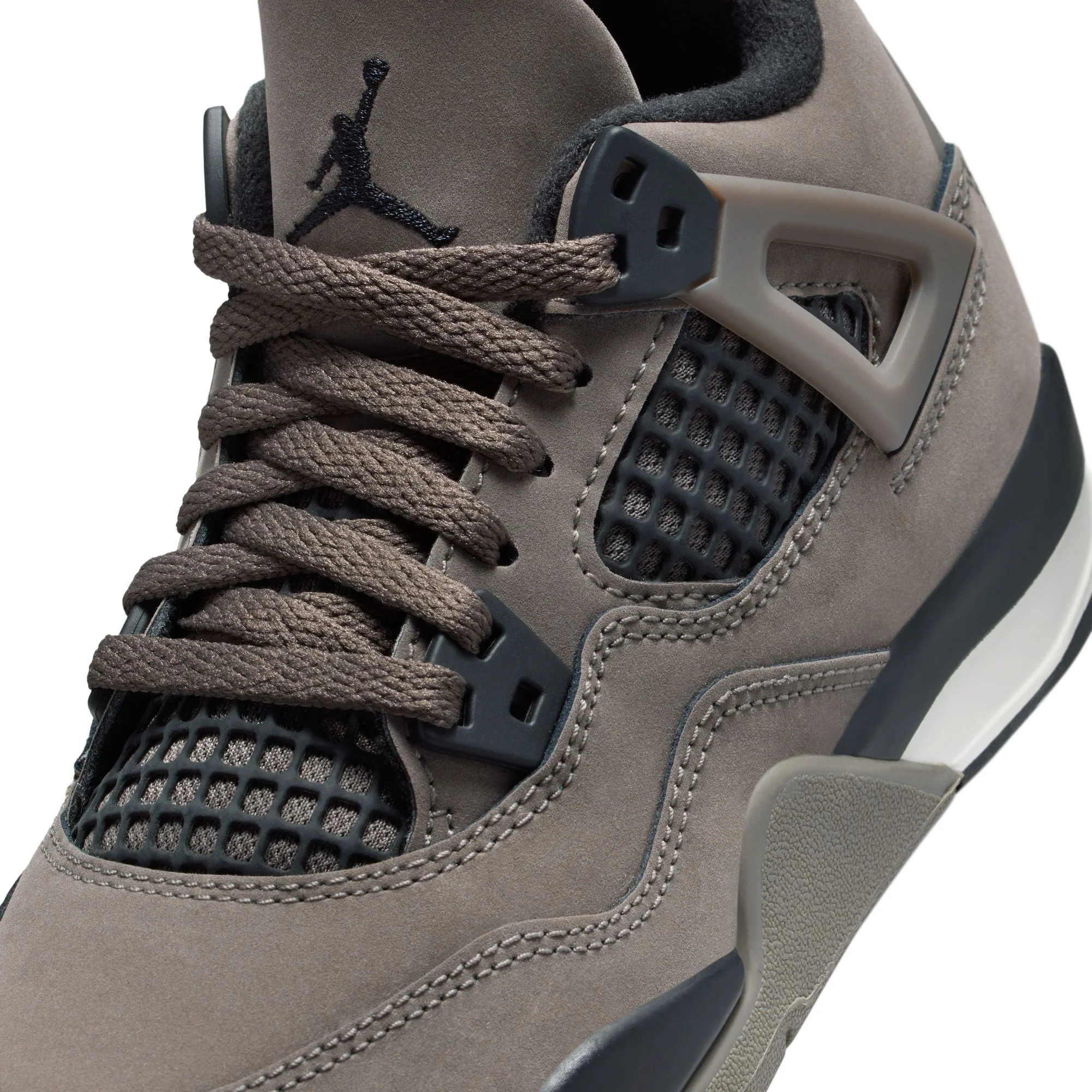 Air Jordan 4 Little Kids Retro "Cave Stone" Shoes - Image 4