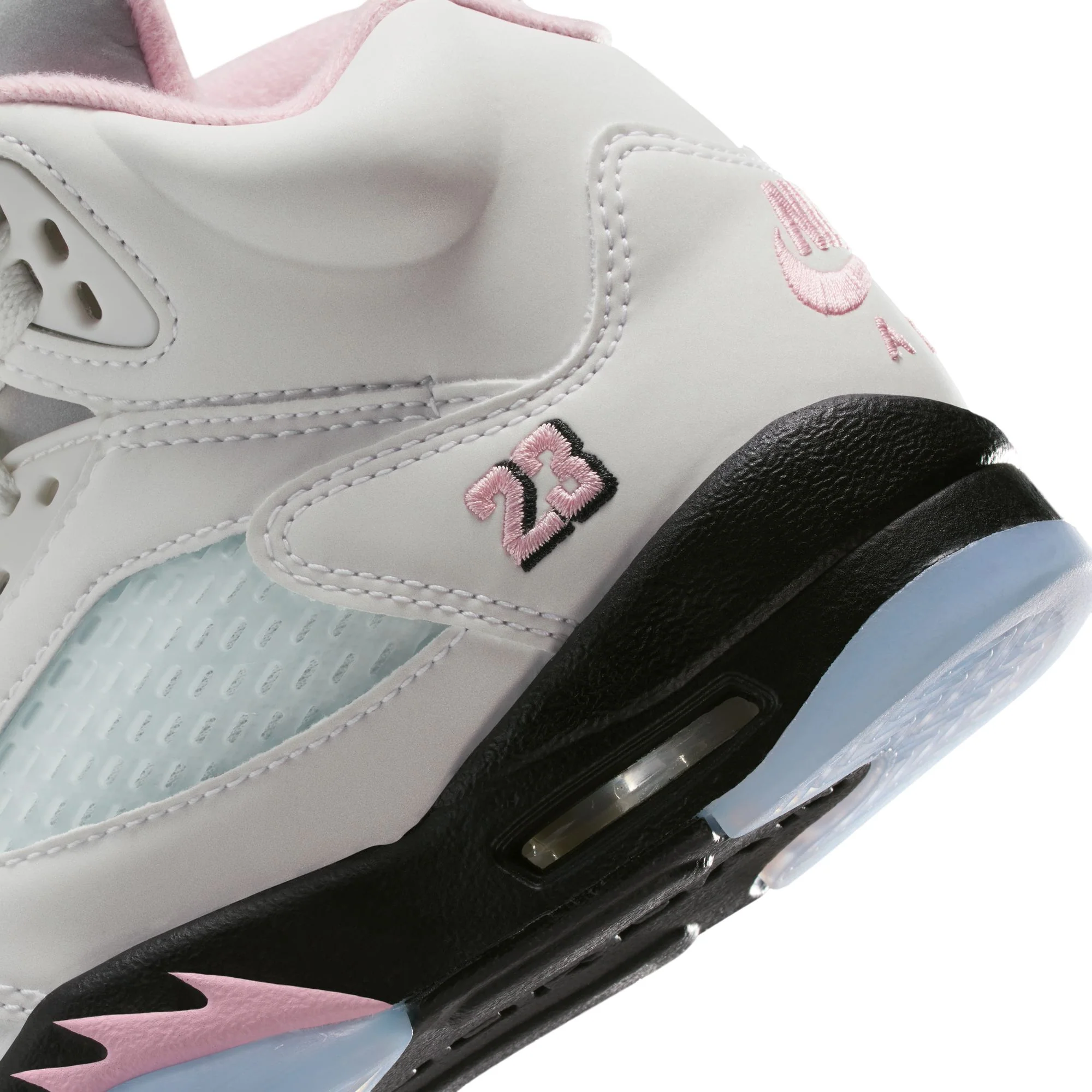 Air Jordan 5 Kids Retro "Medium Soft Pink" Shoes - Image 4