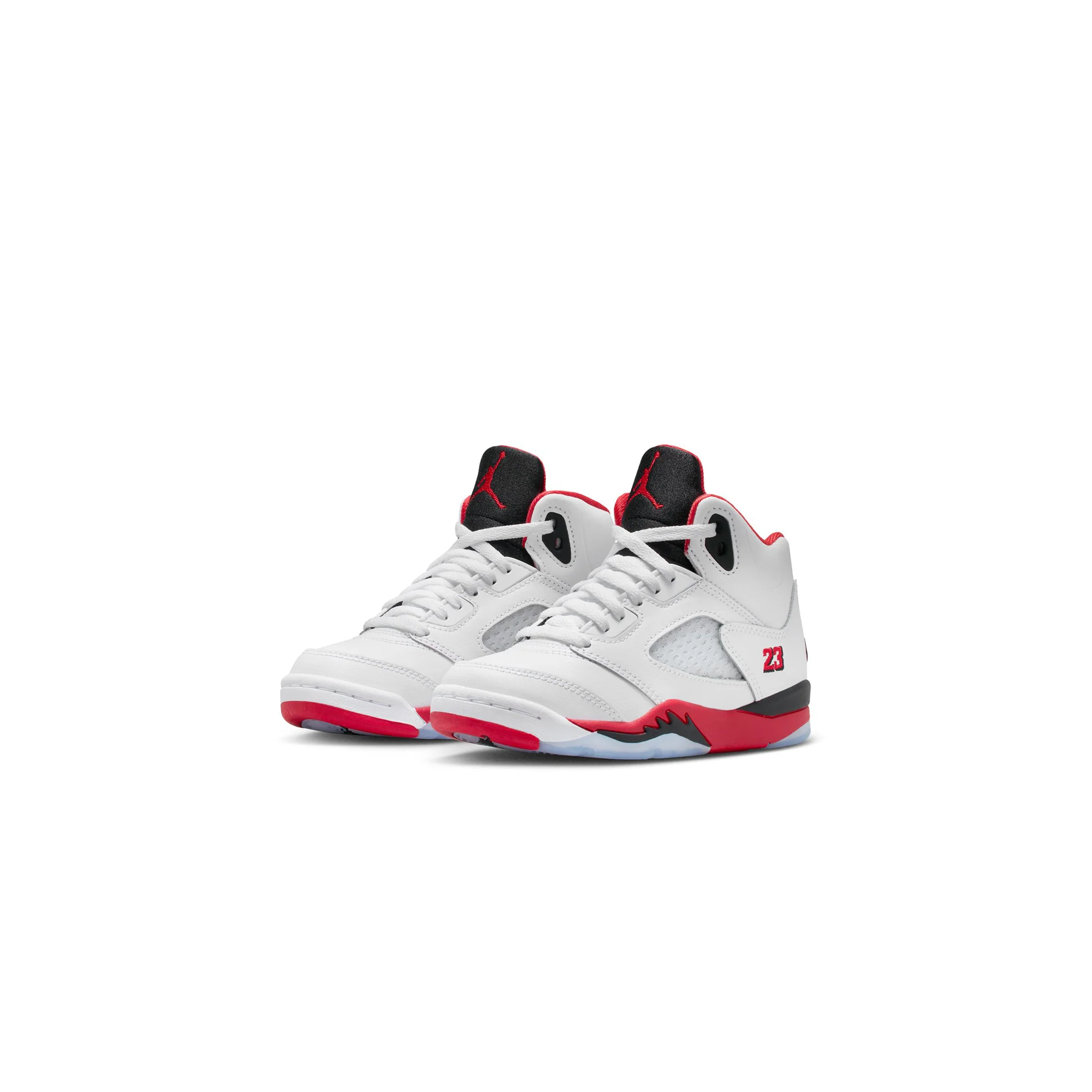 Air Jordan 5 Little Kids Retro "Fire Red" Shoes - Image 2