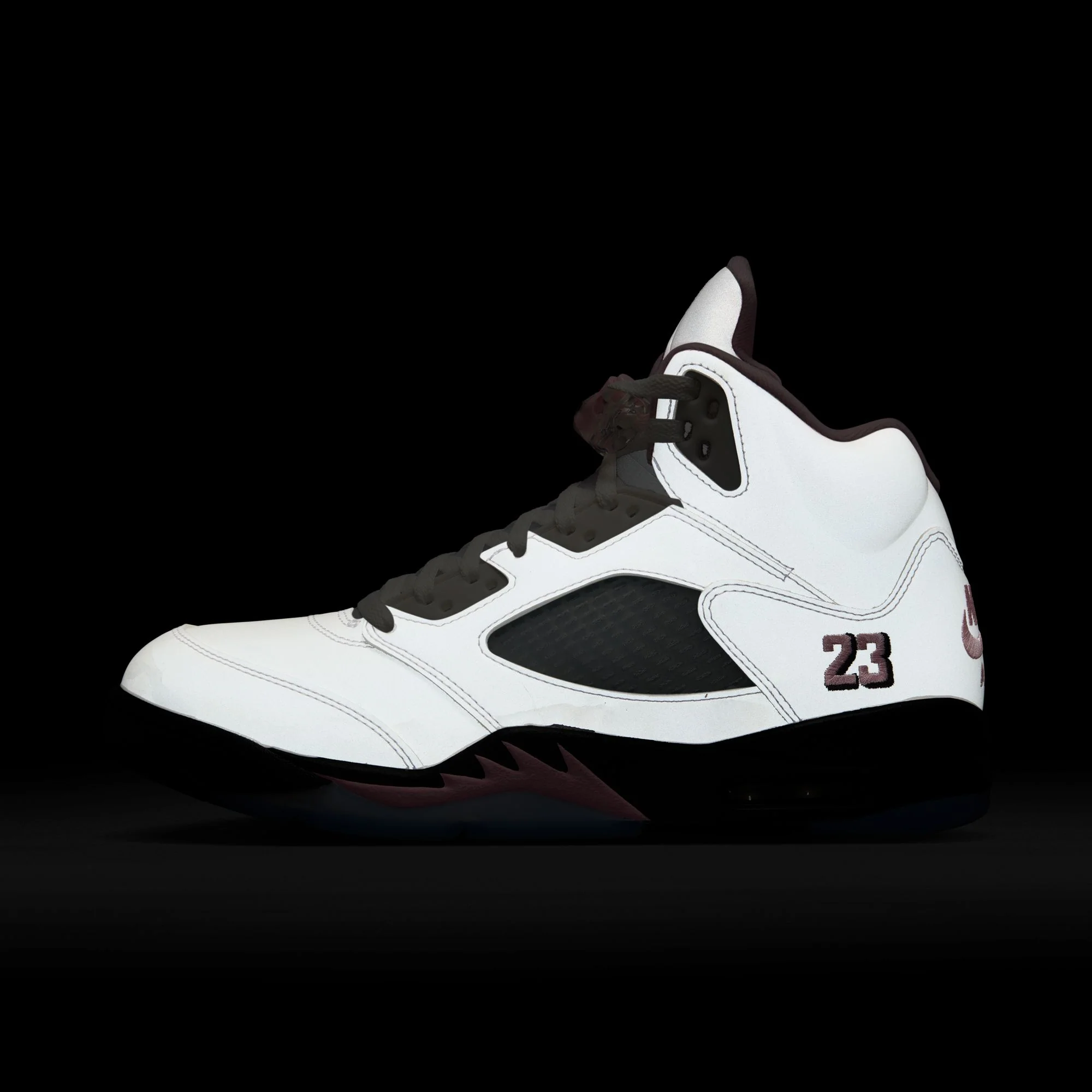 Air Jordan 5 Mens Retro "Medium Soft Pink" Shoes - Image 6