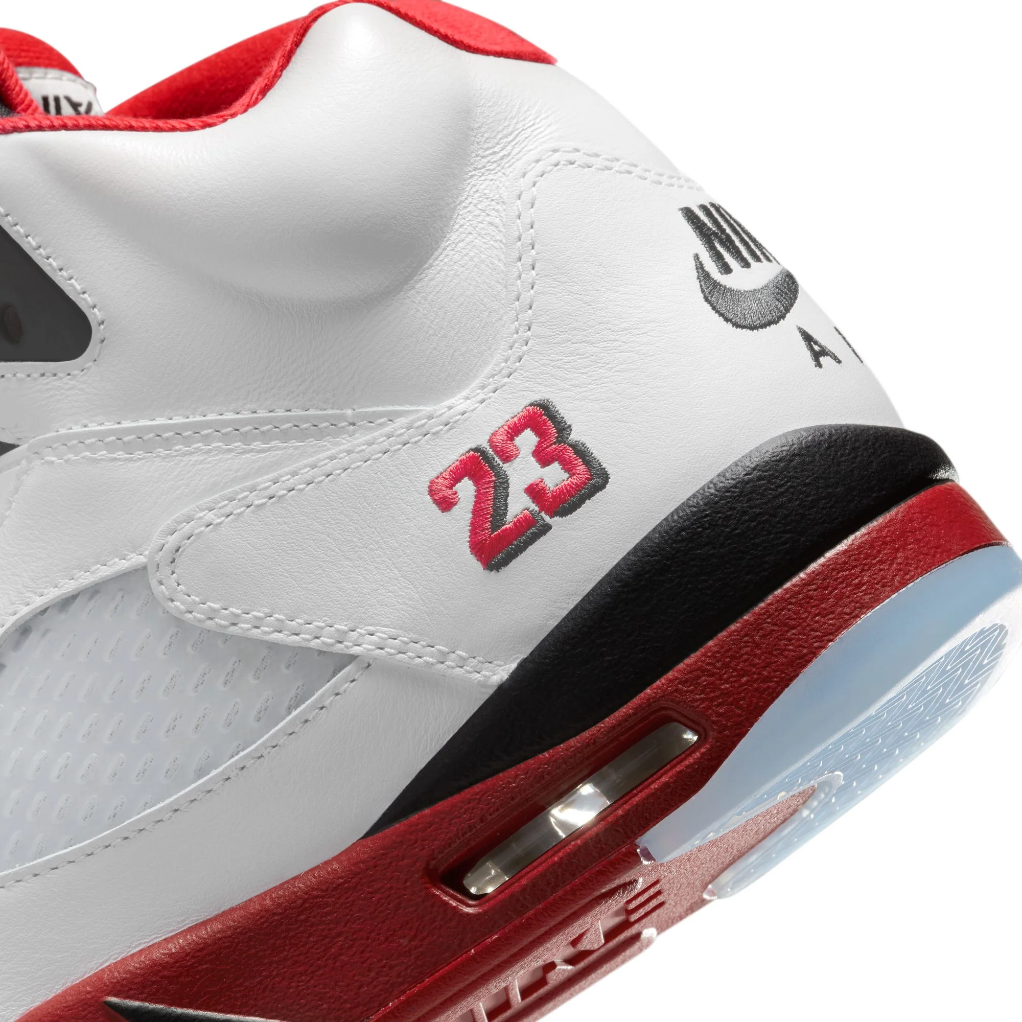 Air Jordan 5 Mens Retro "Fire Red" Shoes - Image 4