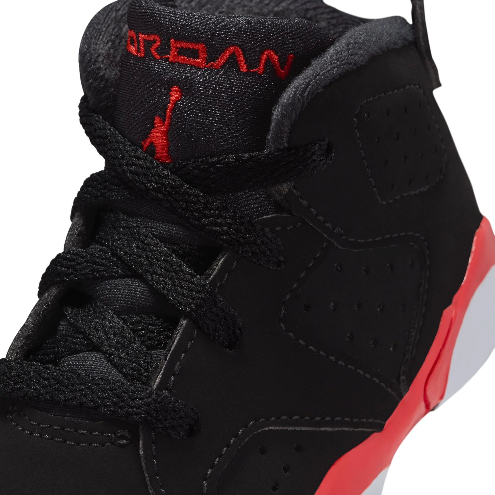 Air Jordan 6 Infants Retro "Infrared" Shoes - Image 4