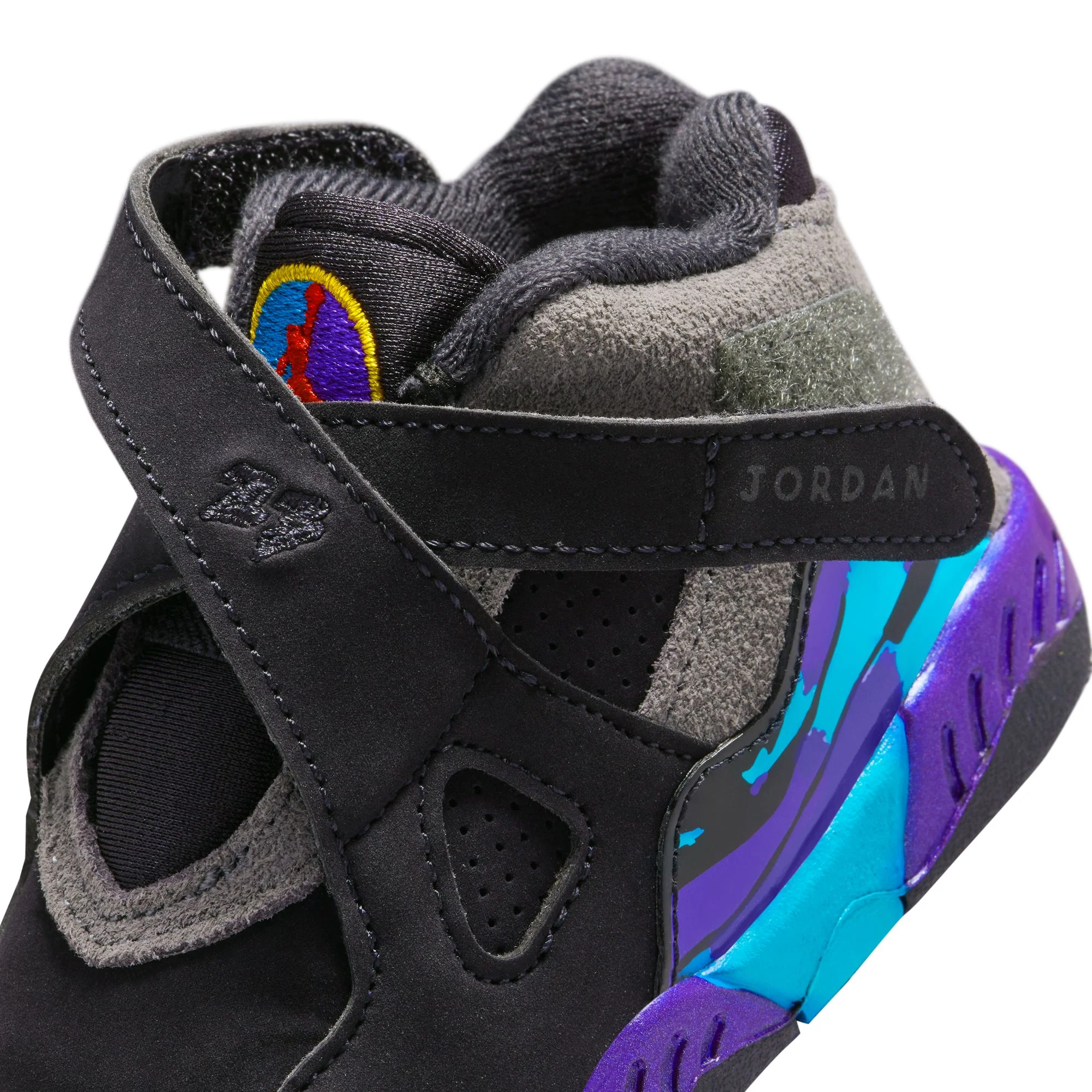 Air Jordan 8 Infants Retro "Aqua" Shoes - Image 4