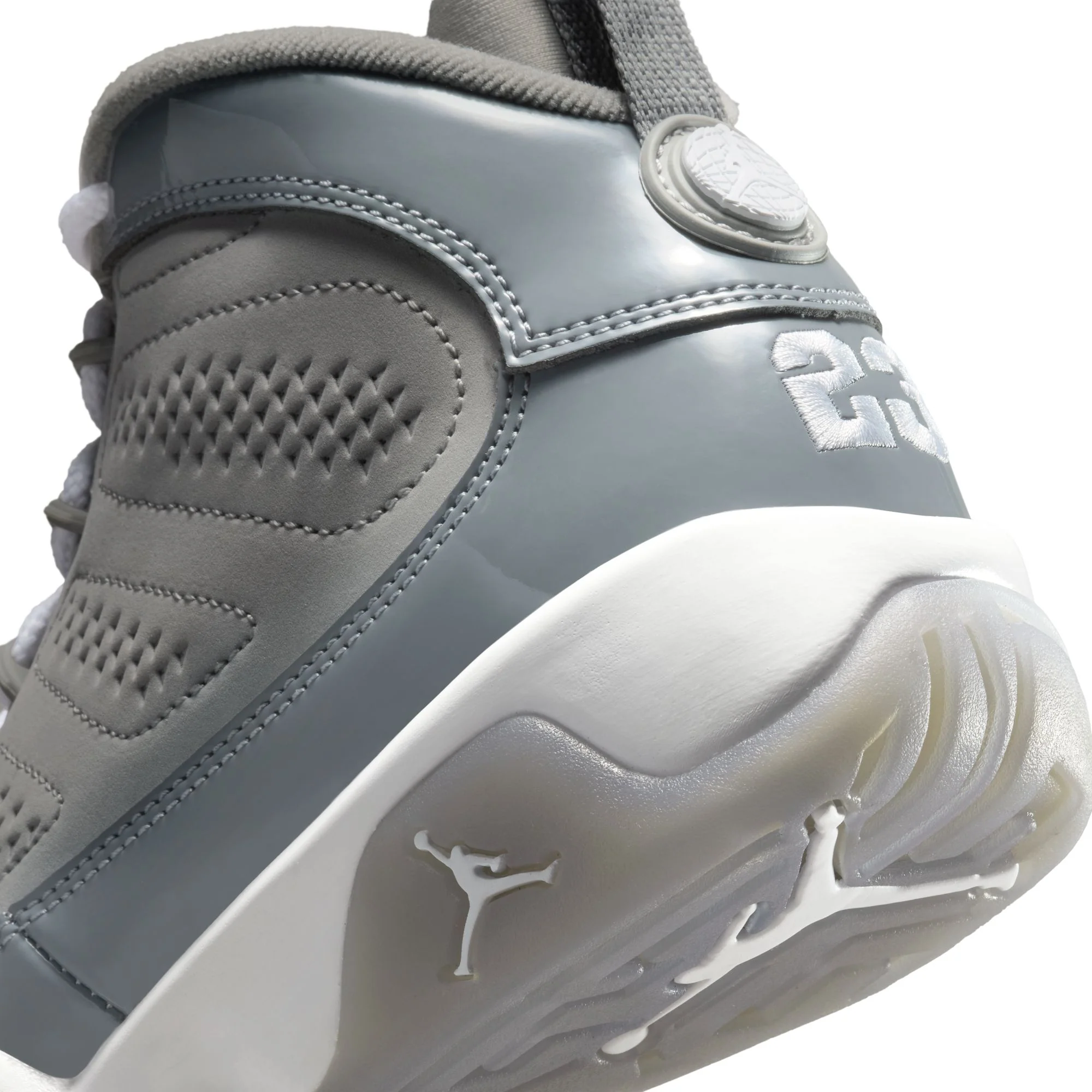 Air Jordan 9 Kids Retro "Cool Grey" Shoes - Image 4