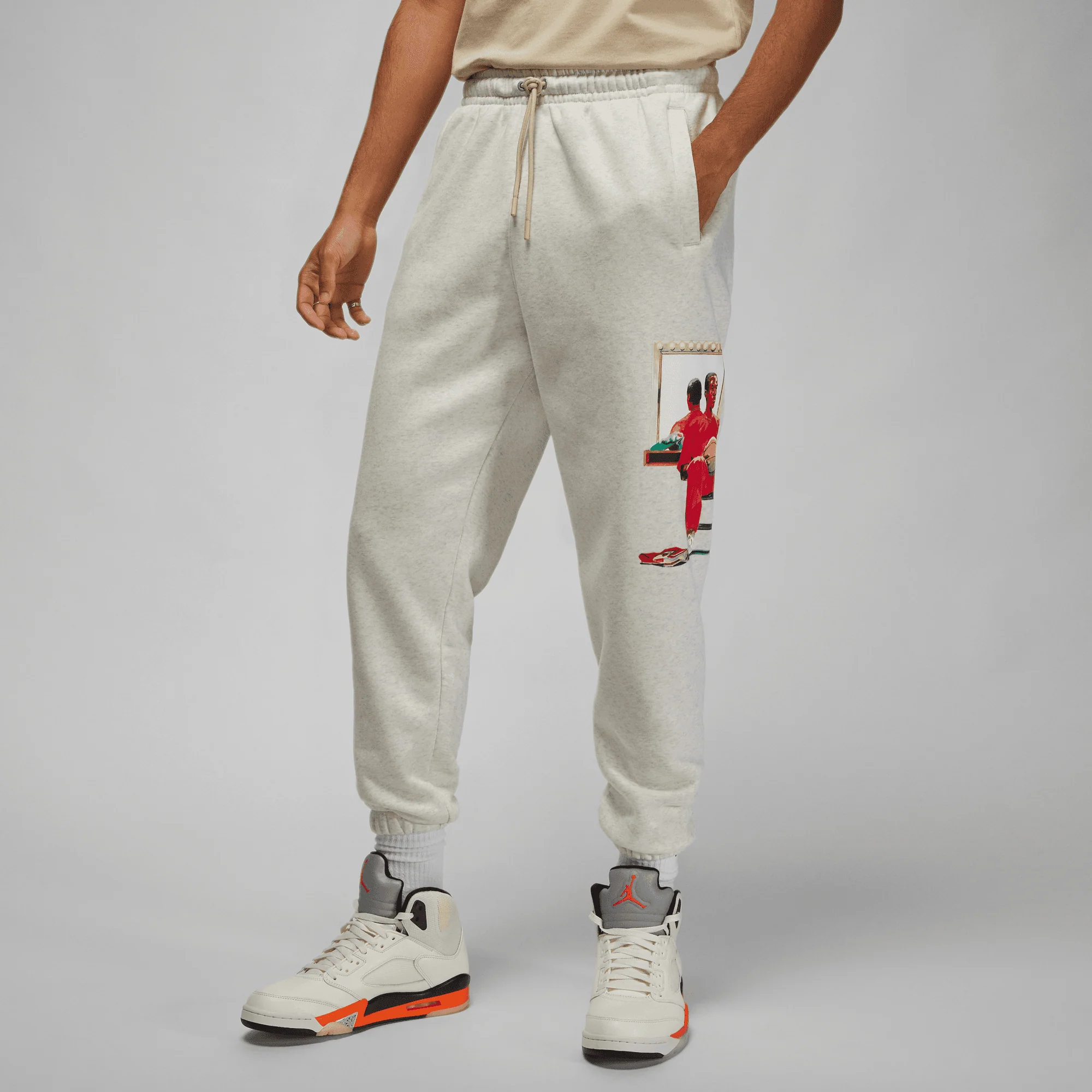 Air Jordan Artist Series By Jacob Rochester Mens Fleece Pants - Image 2