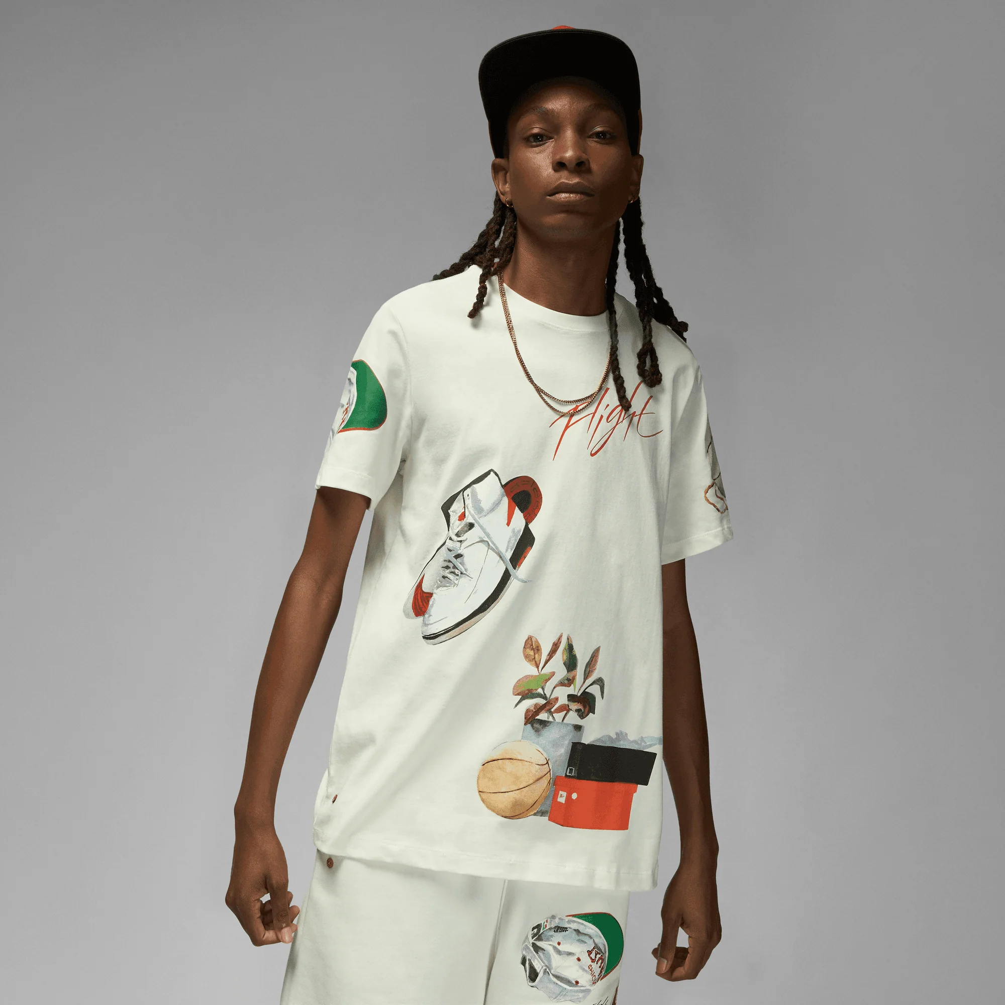 Air Jordan Artist Series By Jacob Rochester Mens SS Graphic Tee - Image 2