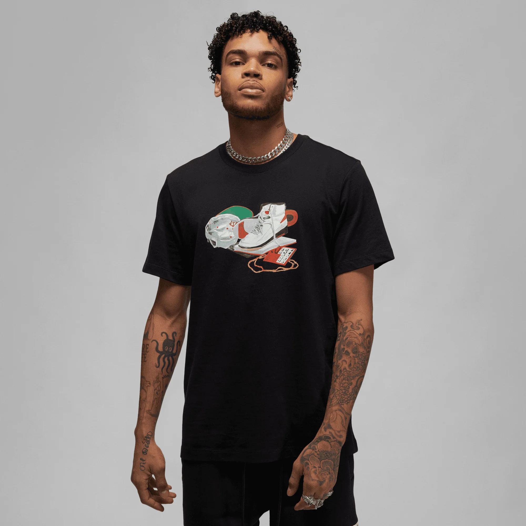 Air Jordan Artist Series By Jacob Rochester Mens SS Tee - Image 2